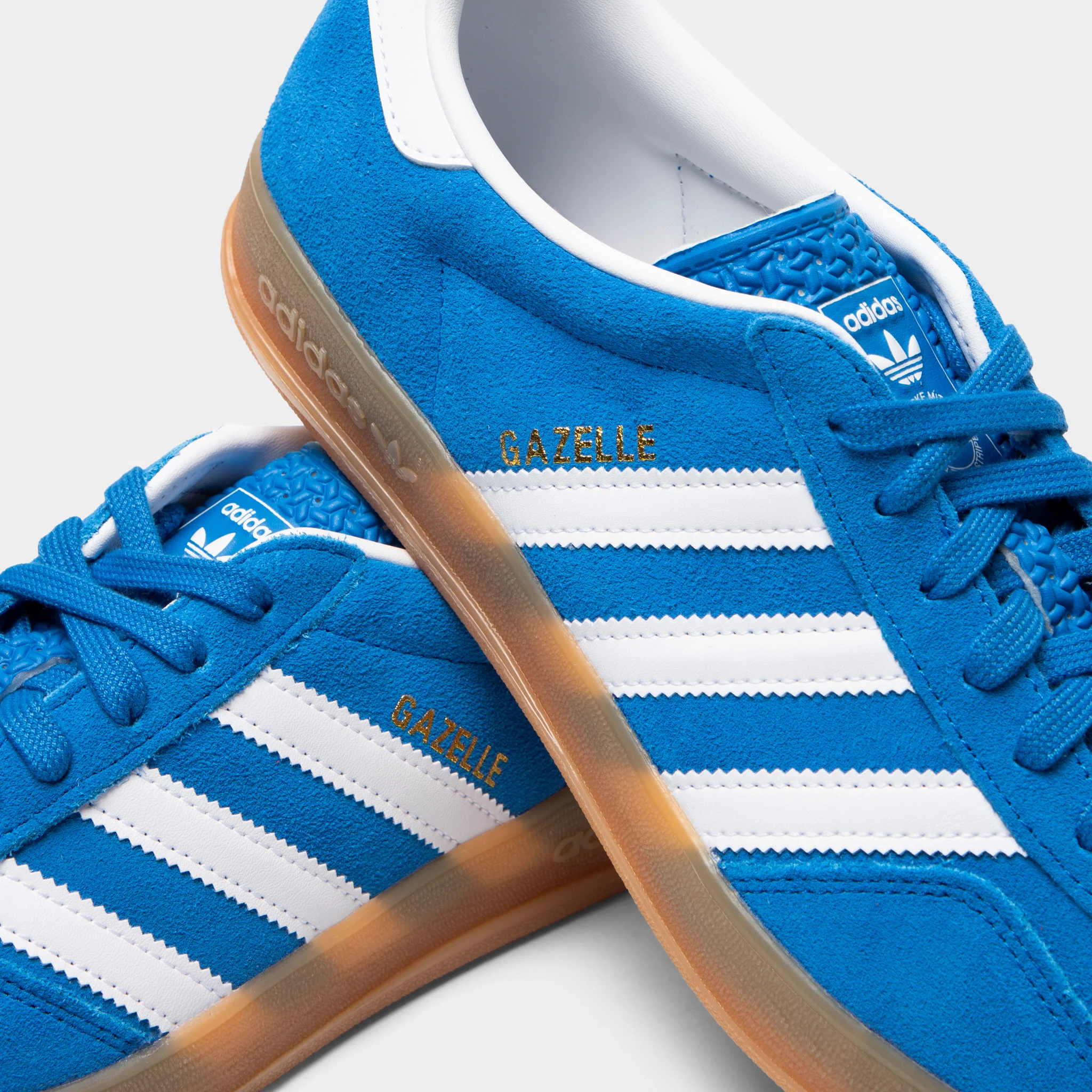 adidas Gazelle Indoor Blue Bird /  White - Gum - Image 3