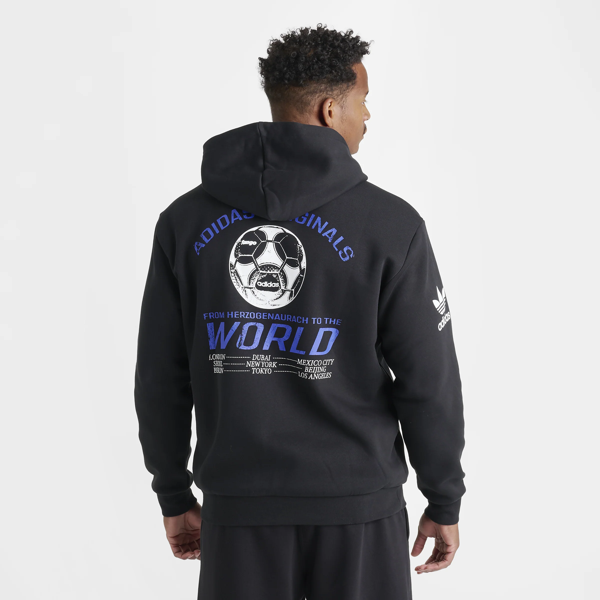 adidas Graphic Pullover Hoodie / Black - Image 2