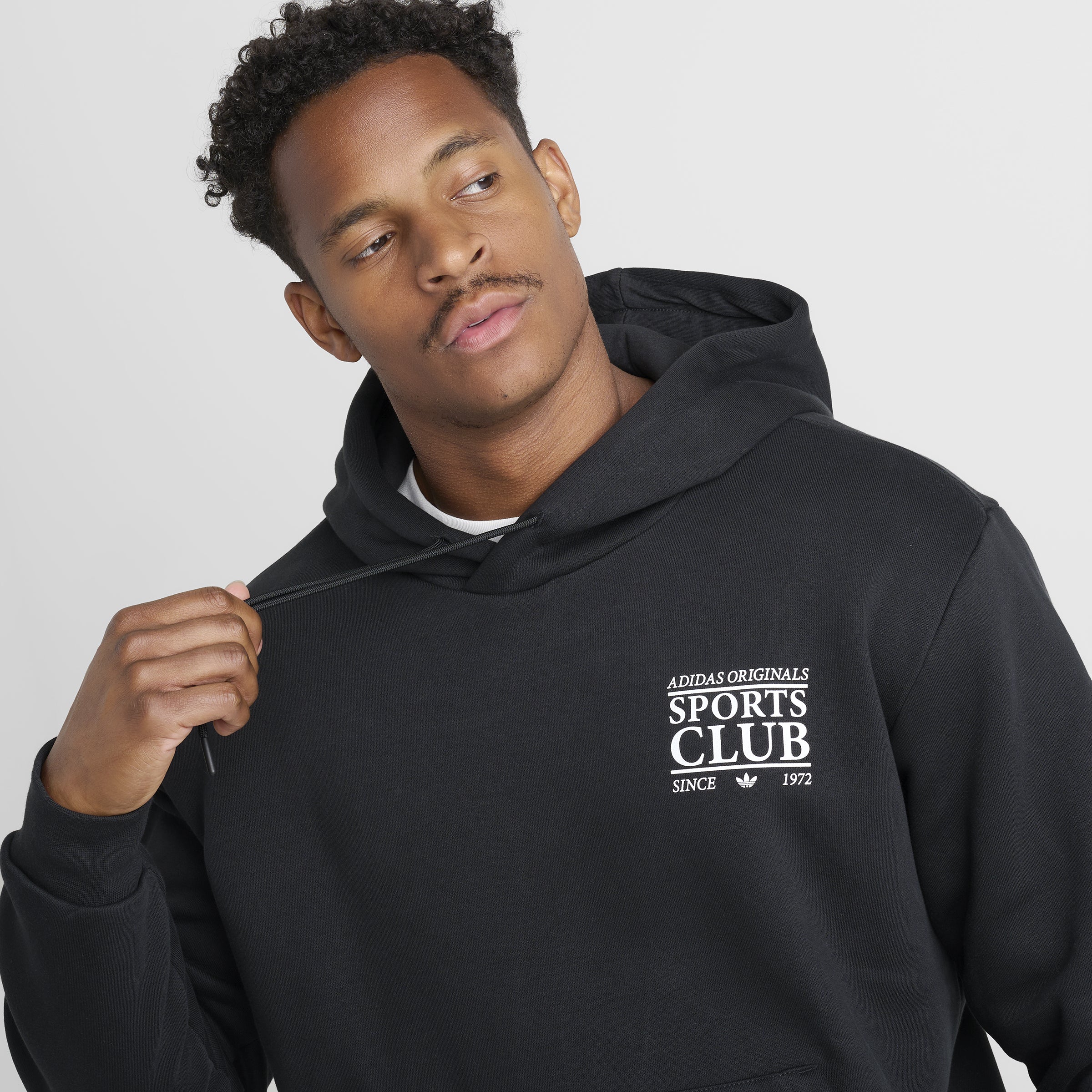adidas Graphic Pullover Hoodie / Black - Image 4