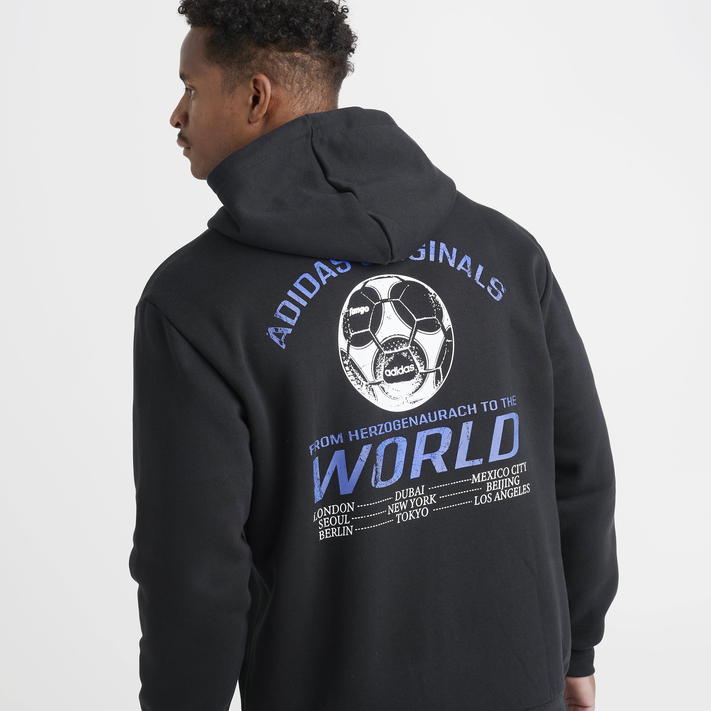 adidas Graphic Pullover Hoodie / Black - Image 5