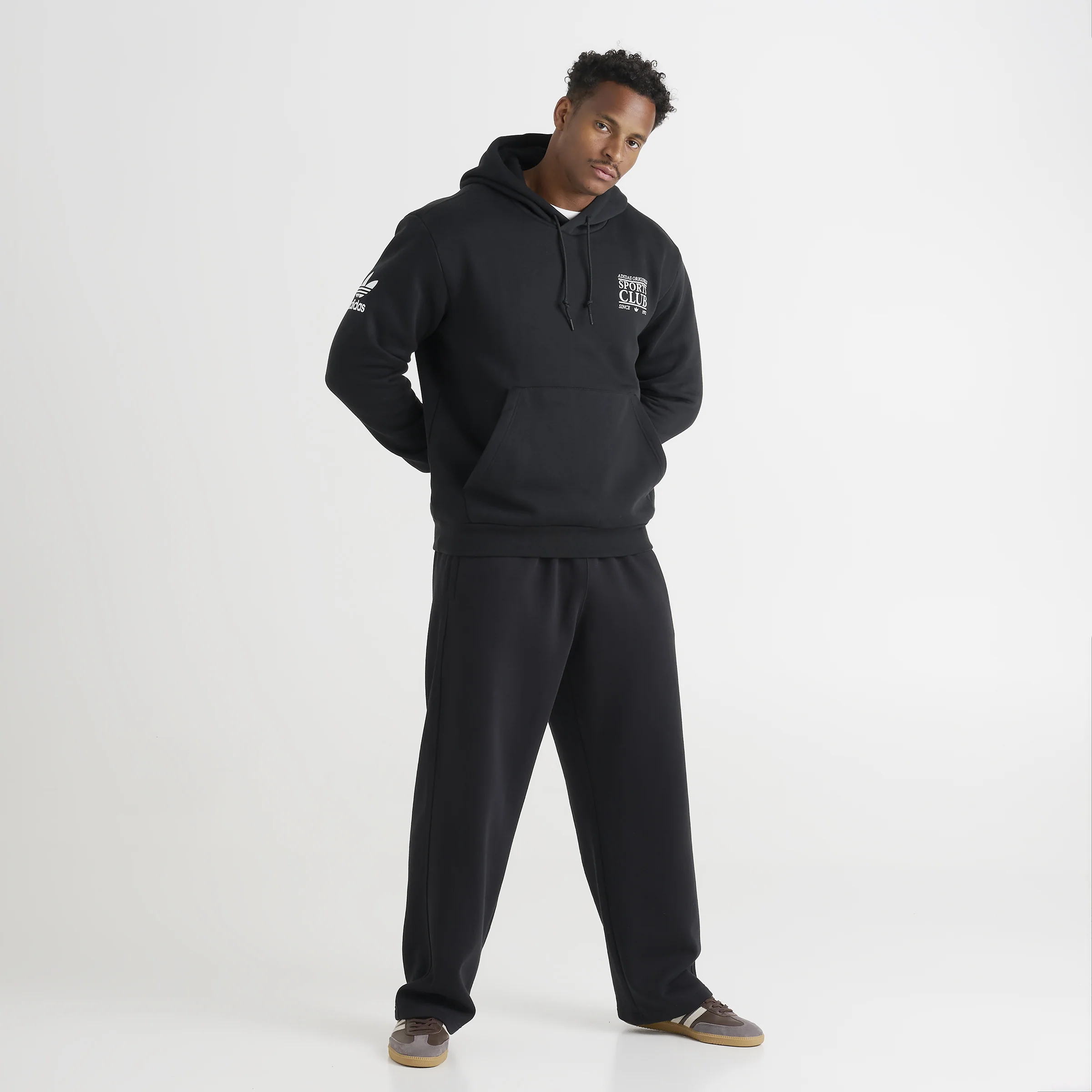 adidas Graphic Pullover Hoodie / Black - Image 6