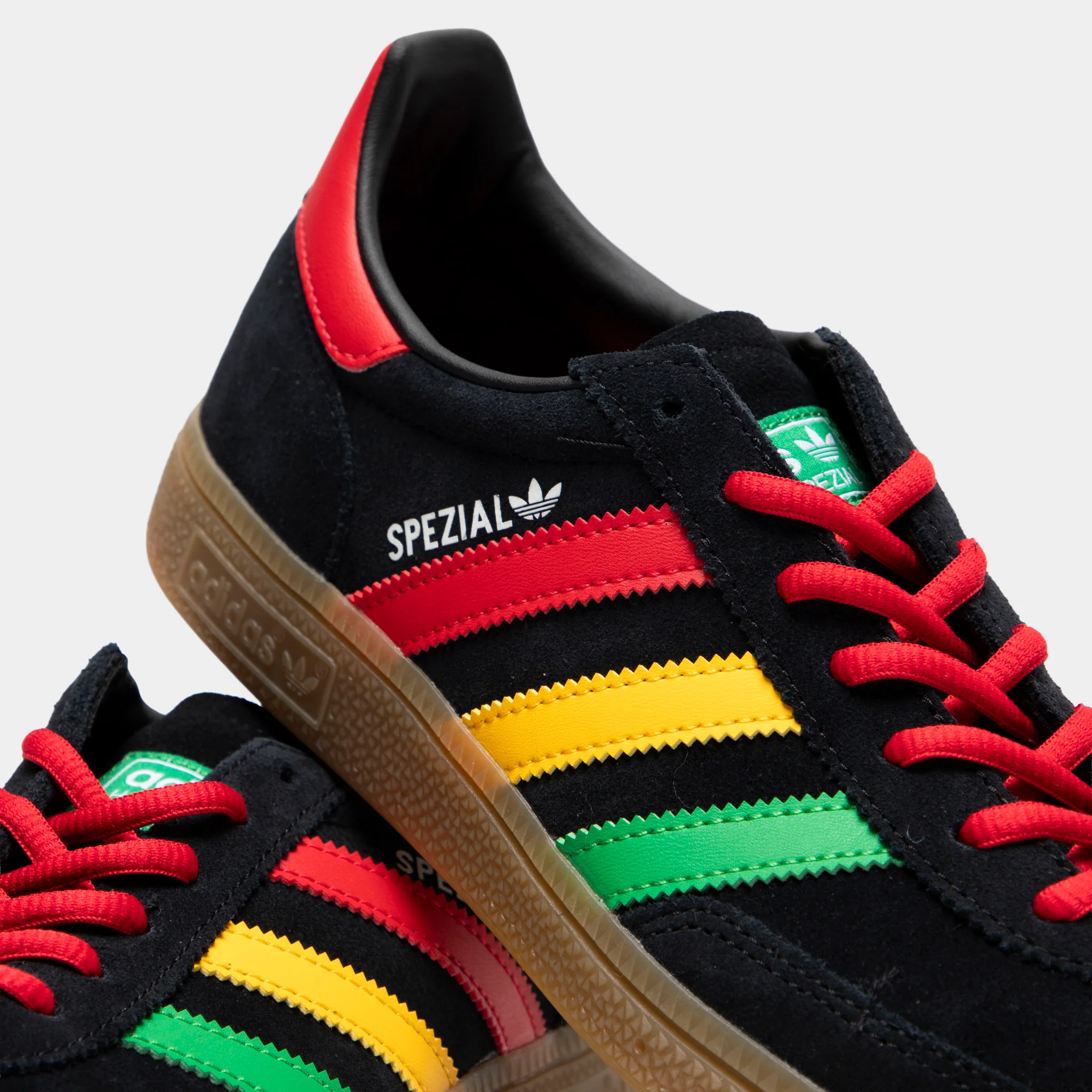 adidas Originals X Bob Marley Handball Spezial Casual Shoes - Image 3