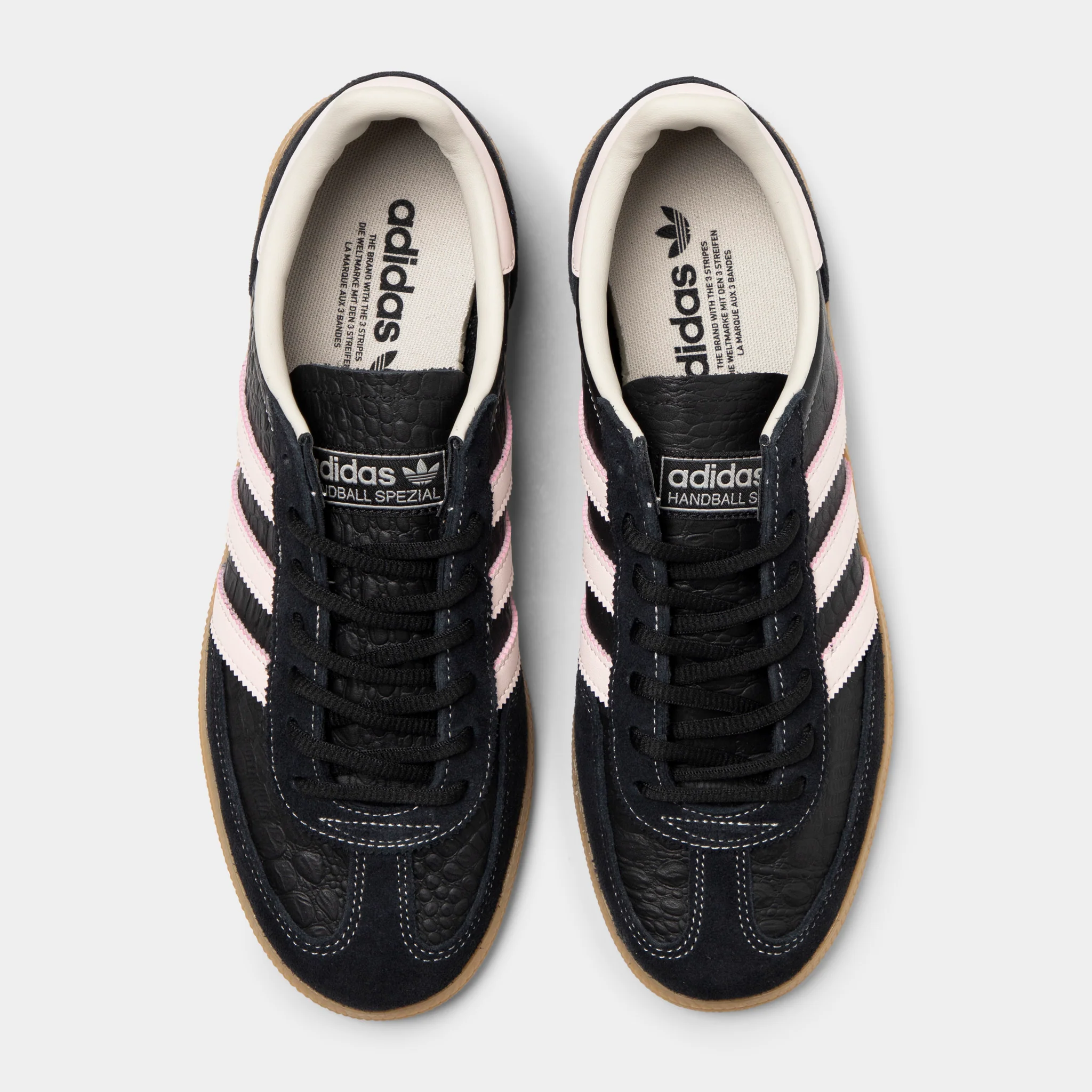 adidas Handball Spezial Core Black / Pink - Gum - Image 5