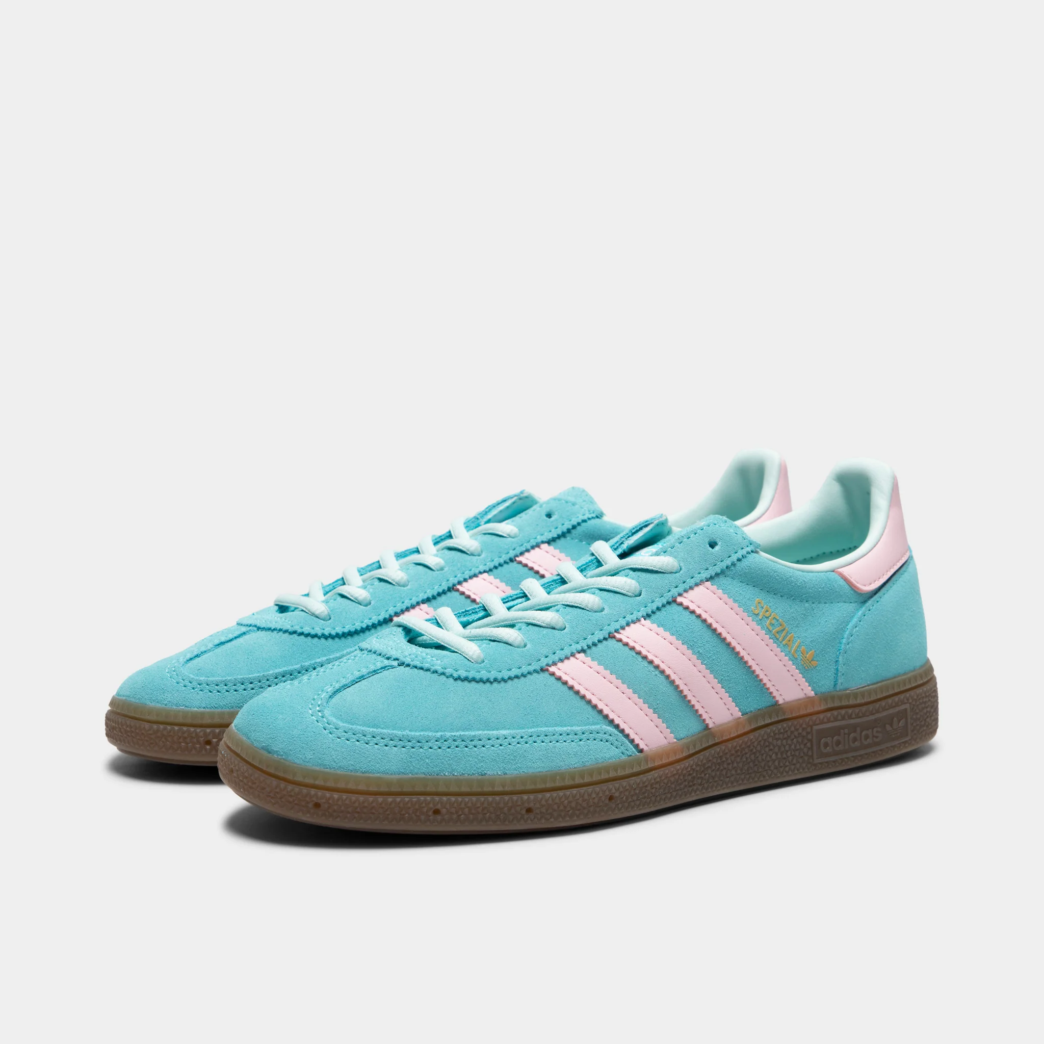 adidas Handball Spezial Pulse Aqua / Clear Pink - Gum - Image 2