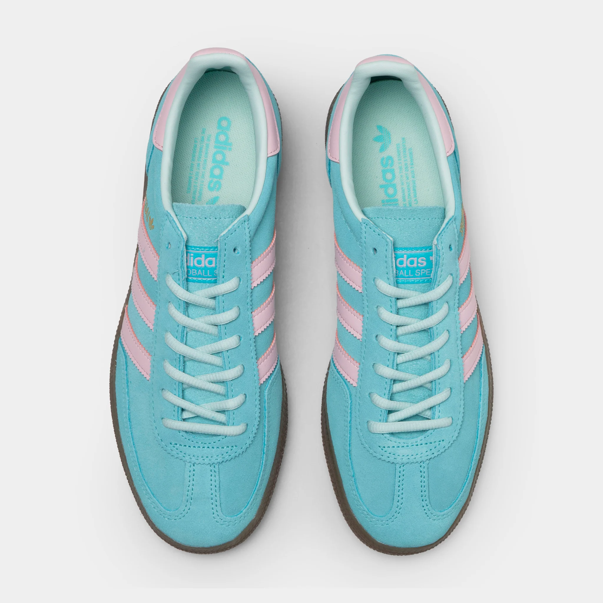 adidas Handball Spezial Pulse Aqua / Clear Pink - Gum - Image 5