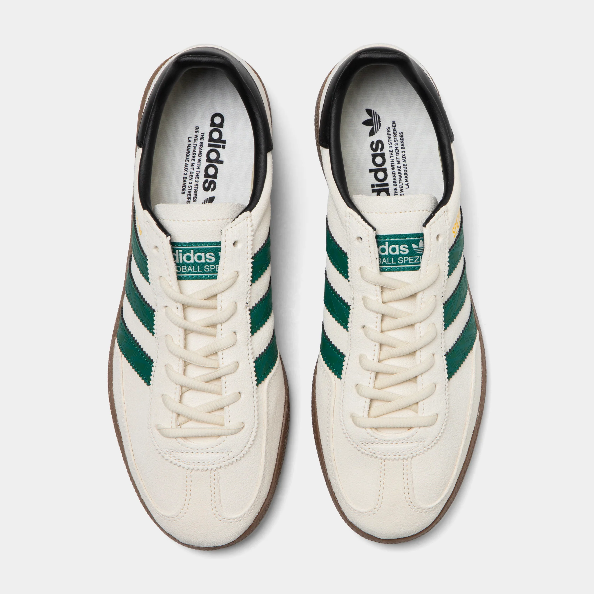 adidas Handball Spezial Off White / Collegiate Green - Gum - Image 5