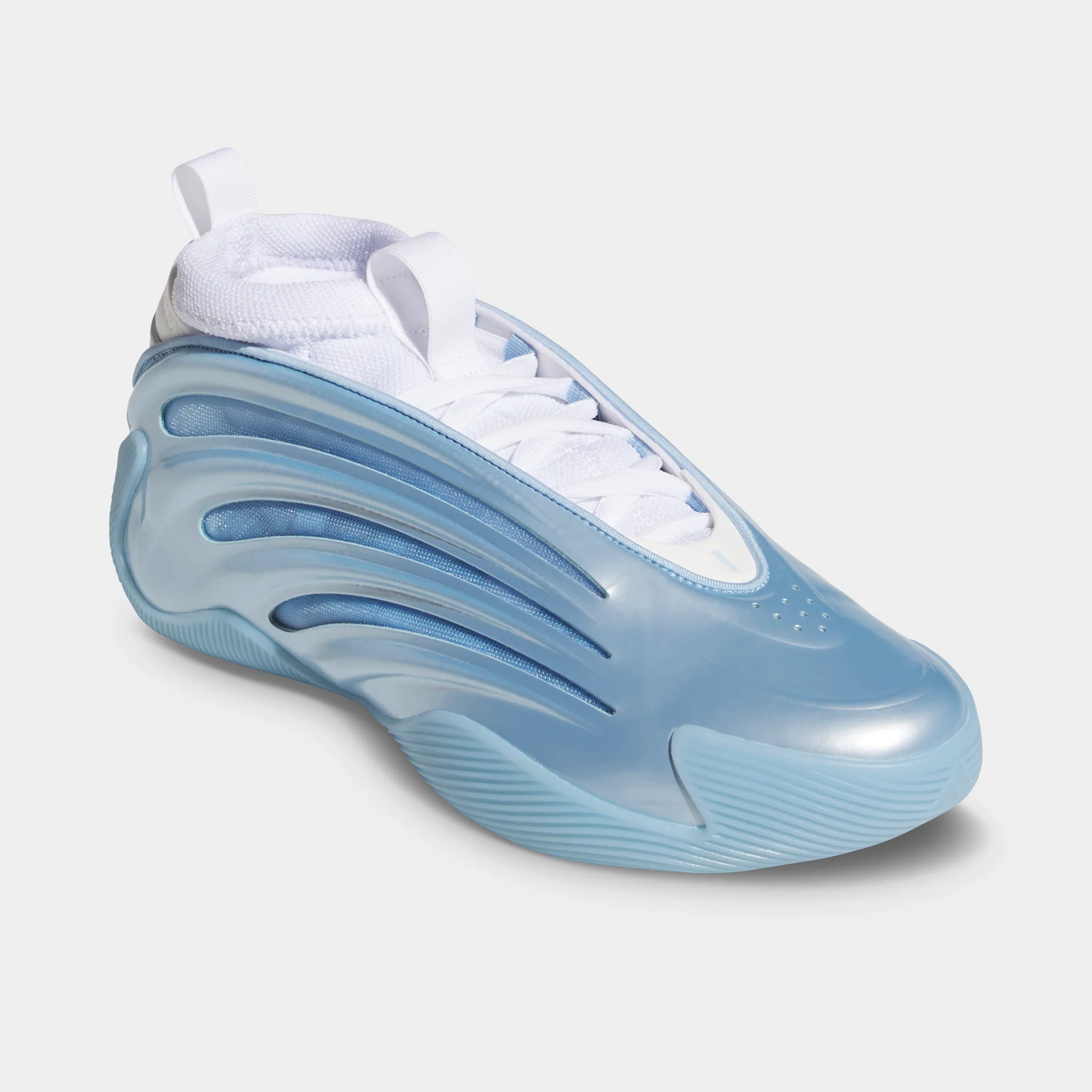 adidas Harden Volume 9 Glow Blue / Cloud White - Core Black - Image 3