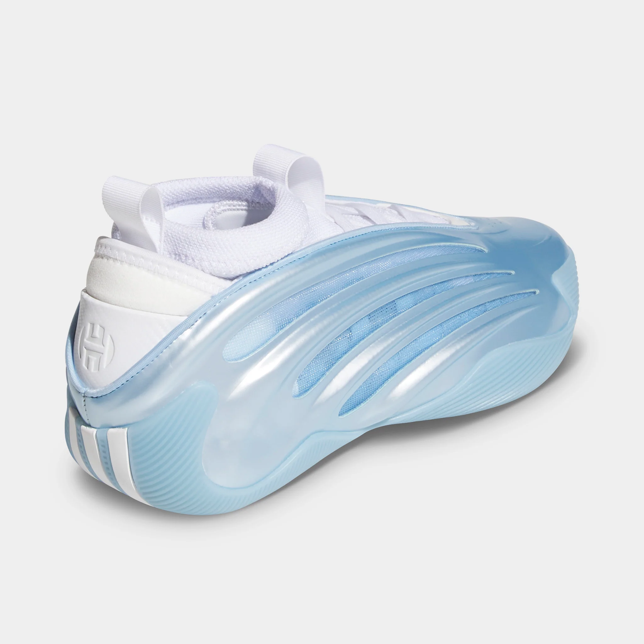 adidas Harden Volume 9 Glow Blue / Cloud White - Core Black - Image 4