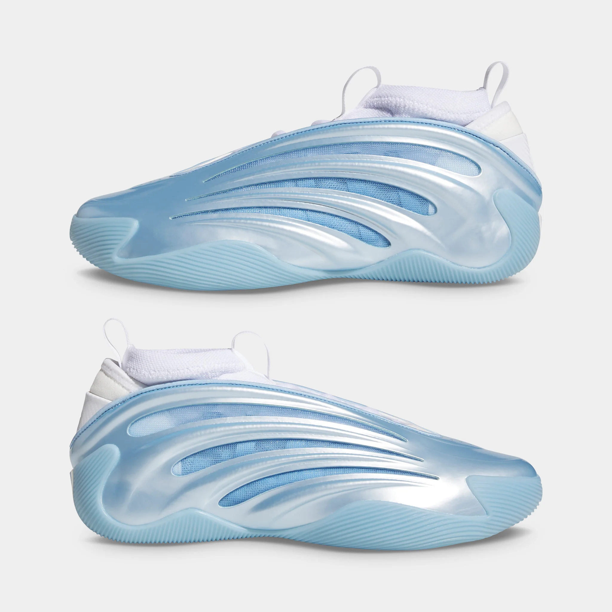 adidas Harden Volume 9 Glow Blue / Cloud White - Core Black - Image 7