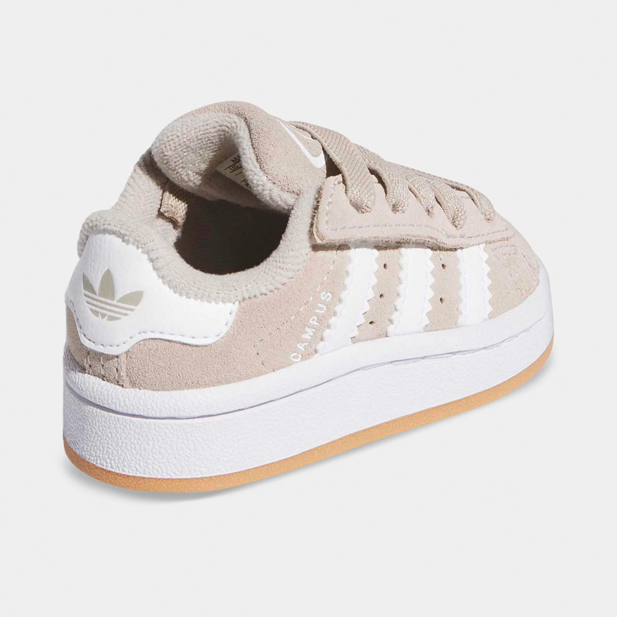adidas Infants' Campus 00s Wonder Beige / White - Gum - Image 3