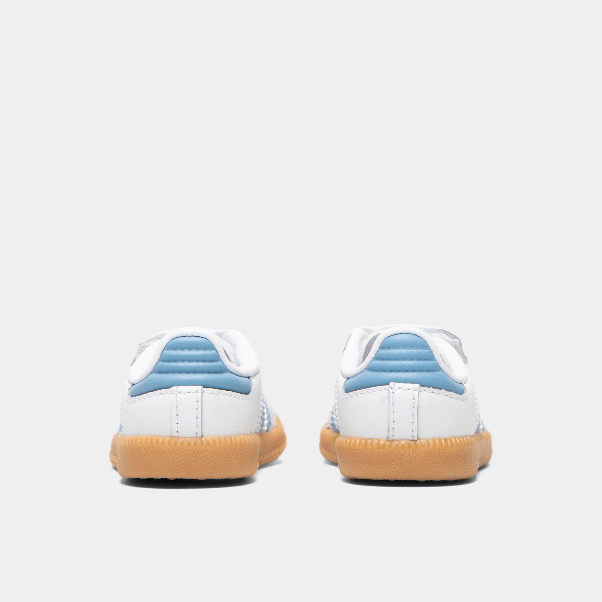 adidas Infants' Samba OG White / Ash Blue - Gum - Image 4