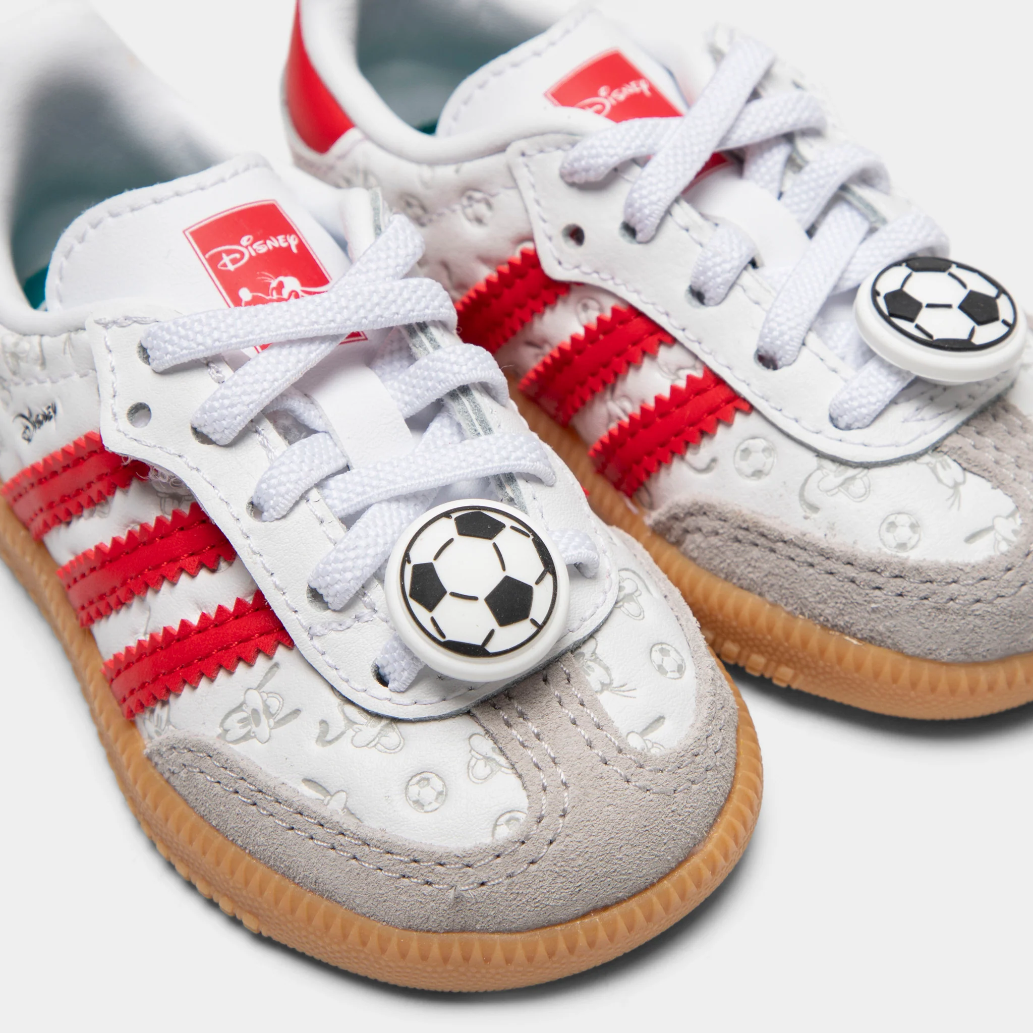 adidas Infants' Samba OG White / Better Scarlet - Gum - Image 3