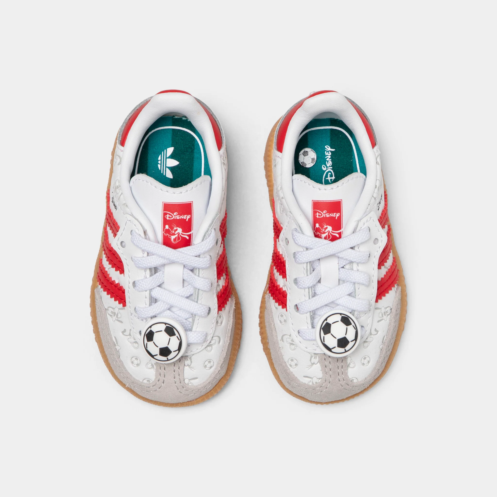 adidas Infants' Samba OG White / Better Scarlet - Gum - Image 5