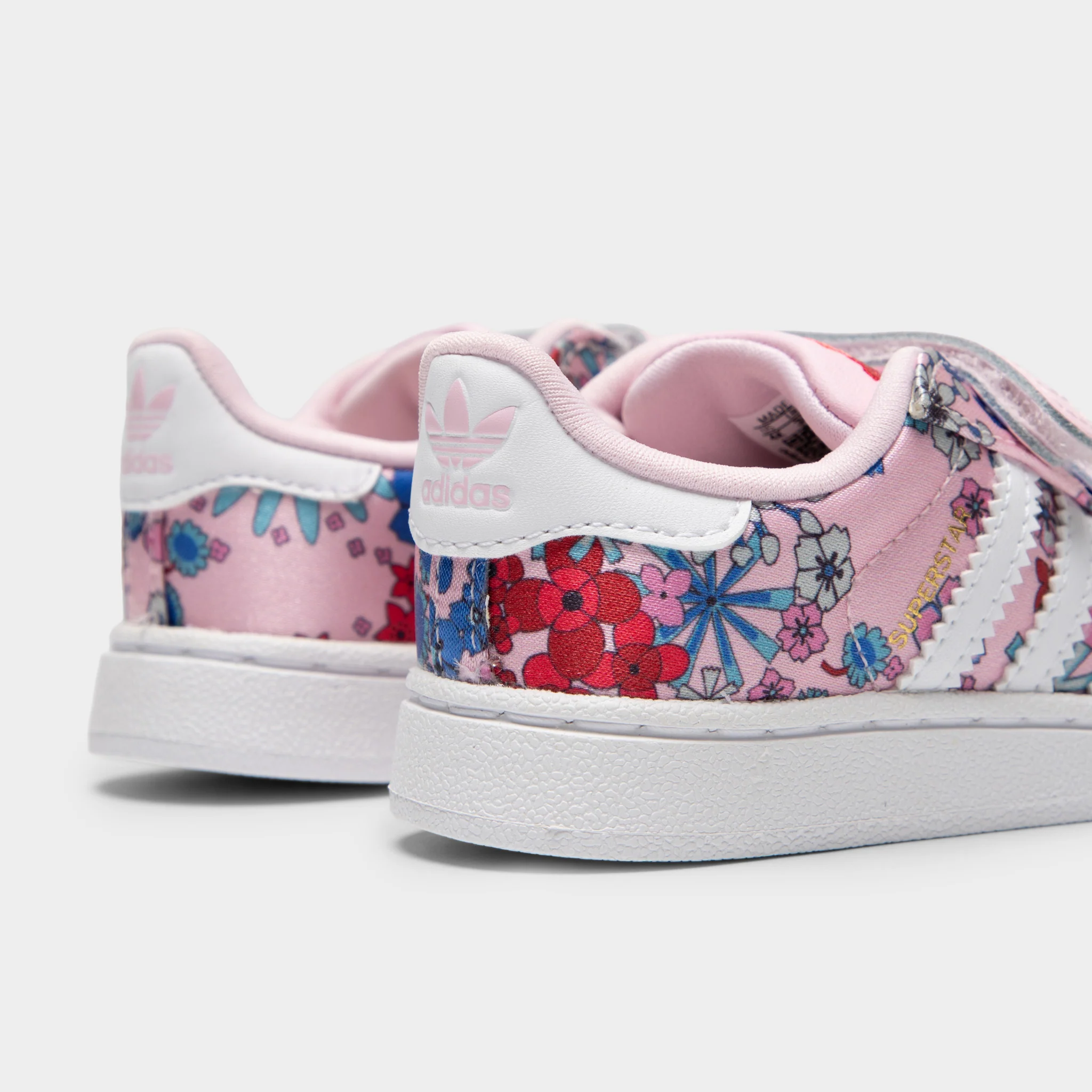 adidas Infants' Superstar Clear Pink / White - Light Pink - Image 3