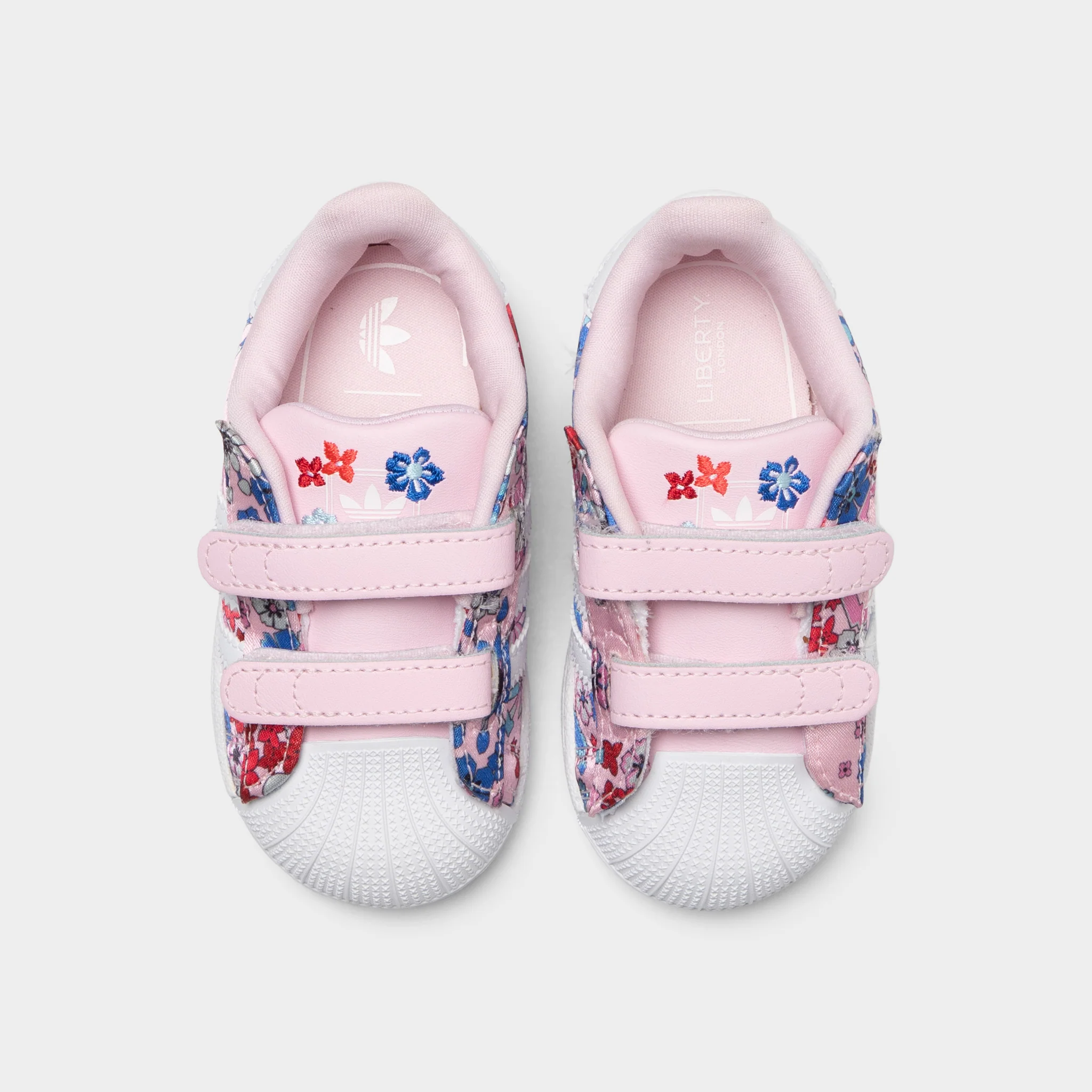 adidas Infants' Superstar Clear Pink / White - Light Pink - Image 5