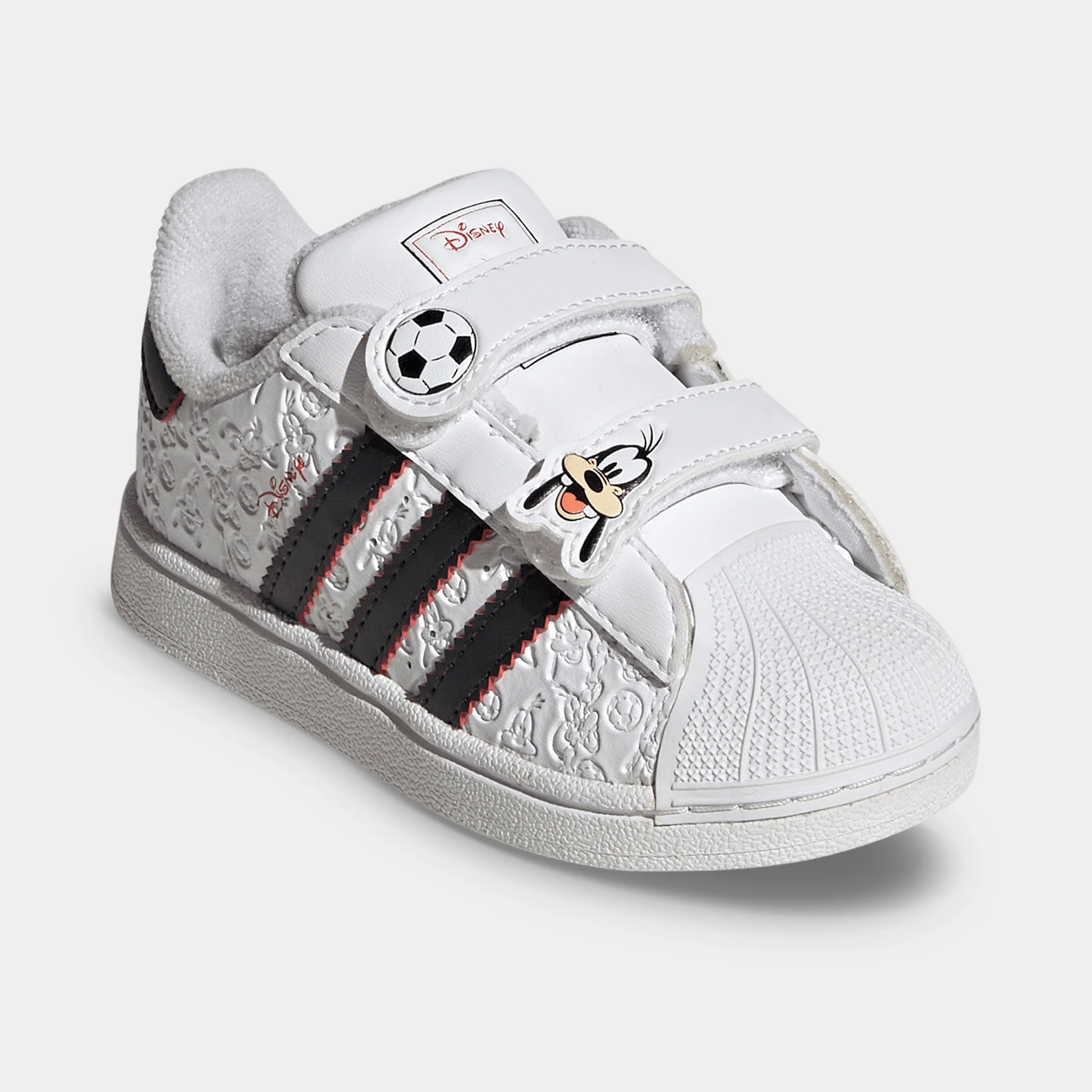 adidas Infants' Superstar II White / Black - Red - Image 2