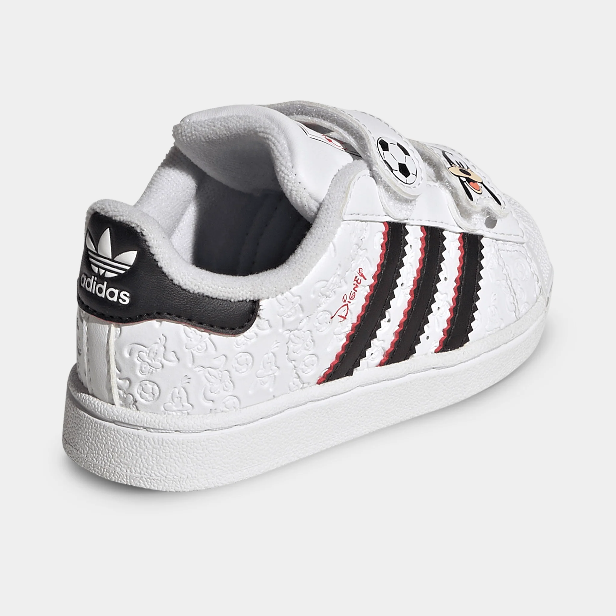 adidas Infants' Superstar II White / Black - Red - Image 3
