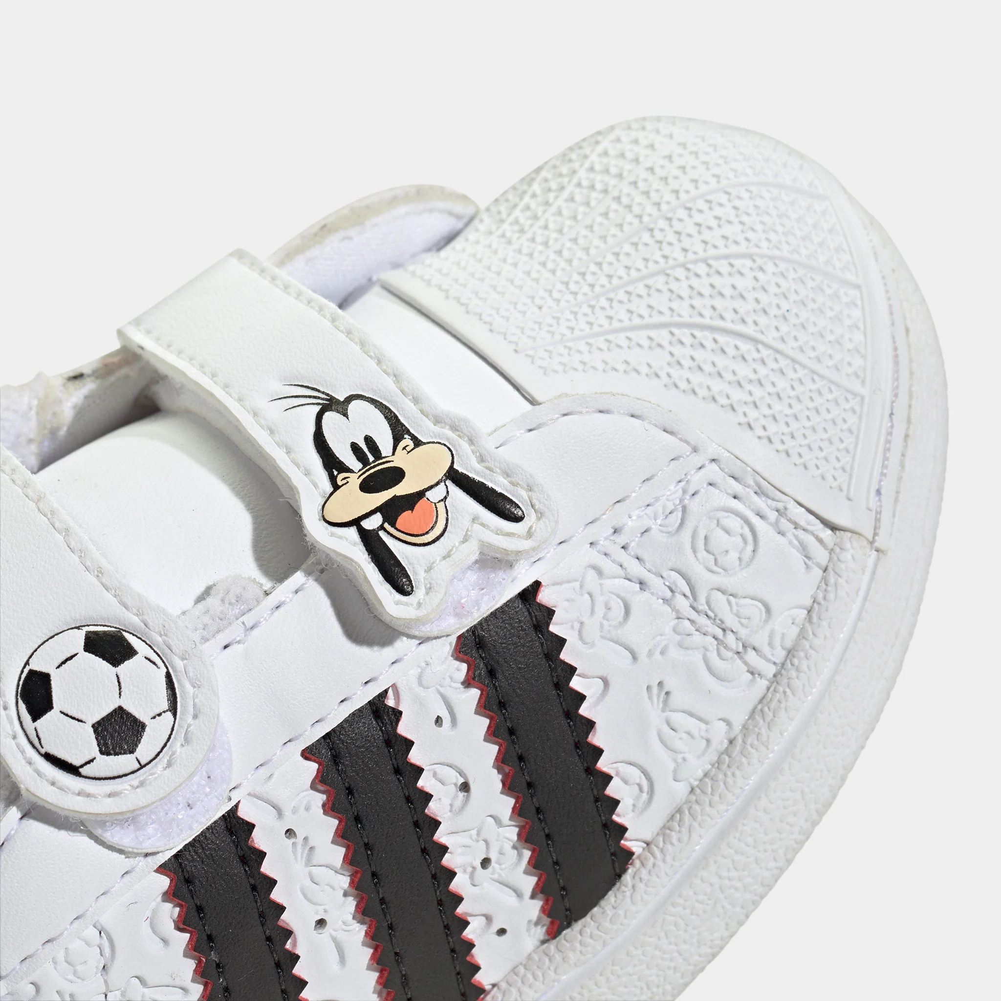 adidas Infants' Superstar II White / Black - Red - Image 4