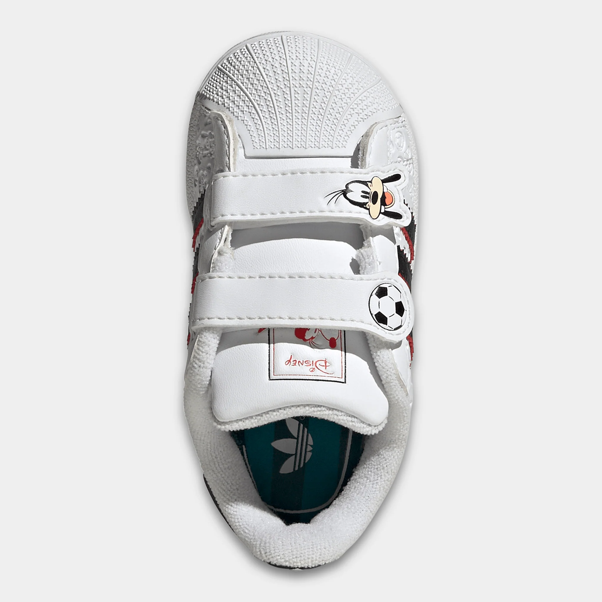 adidas Infants' Superstar II White / Black - Red - Image 5