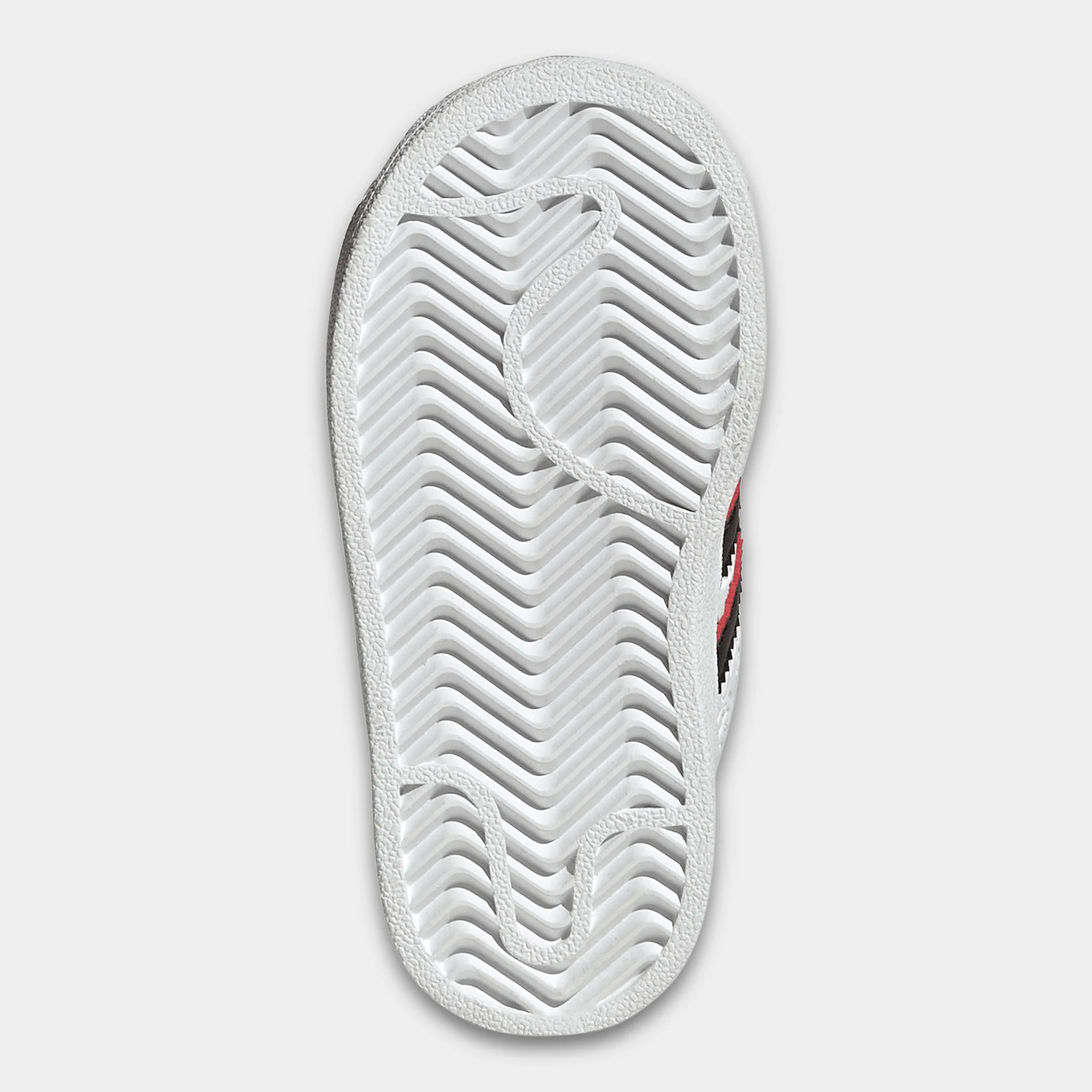 adidas Infants' Superstar II White / Black - Red - Image 6
