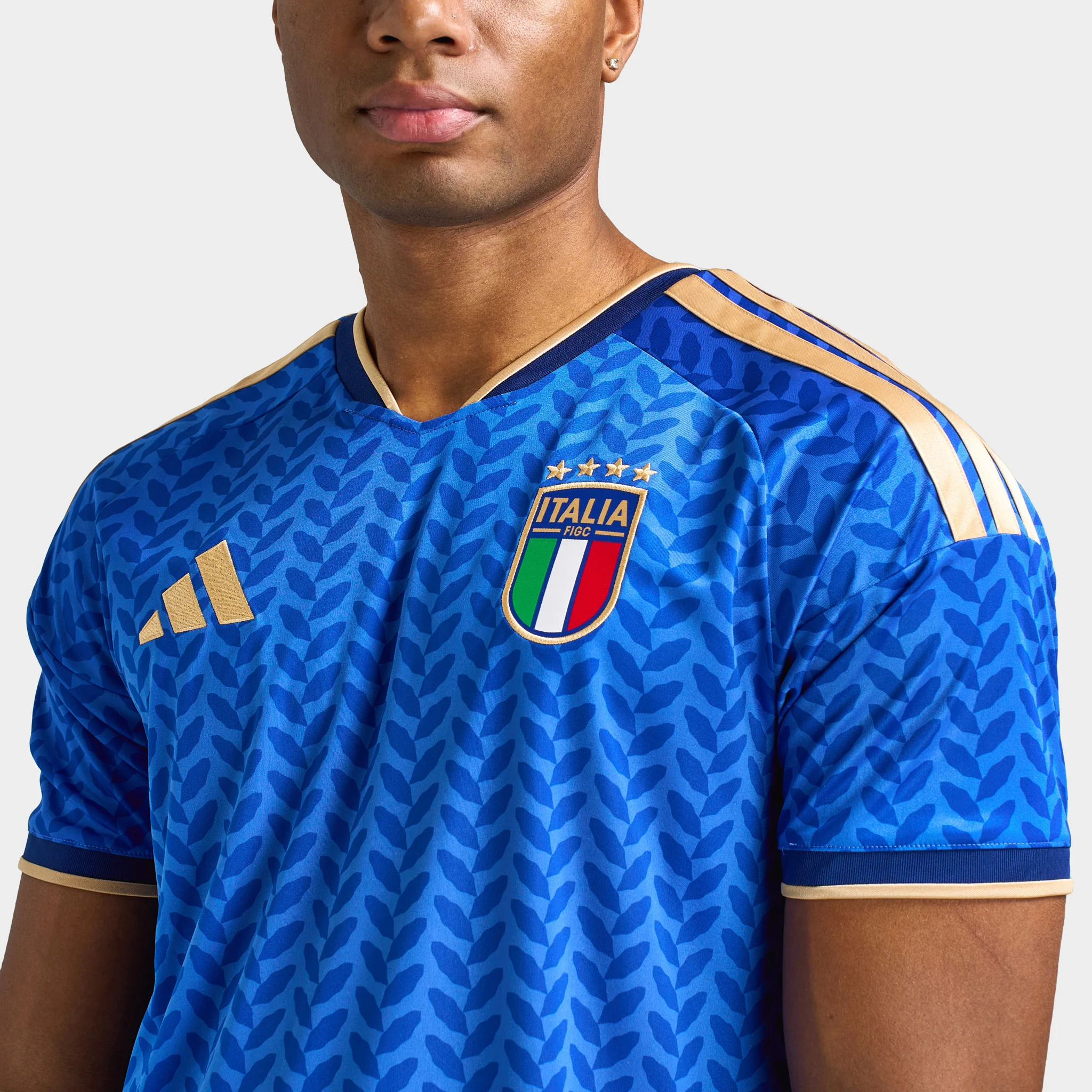 adidas Italy Home Jersey / Bold Blue - Image 3
