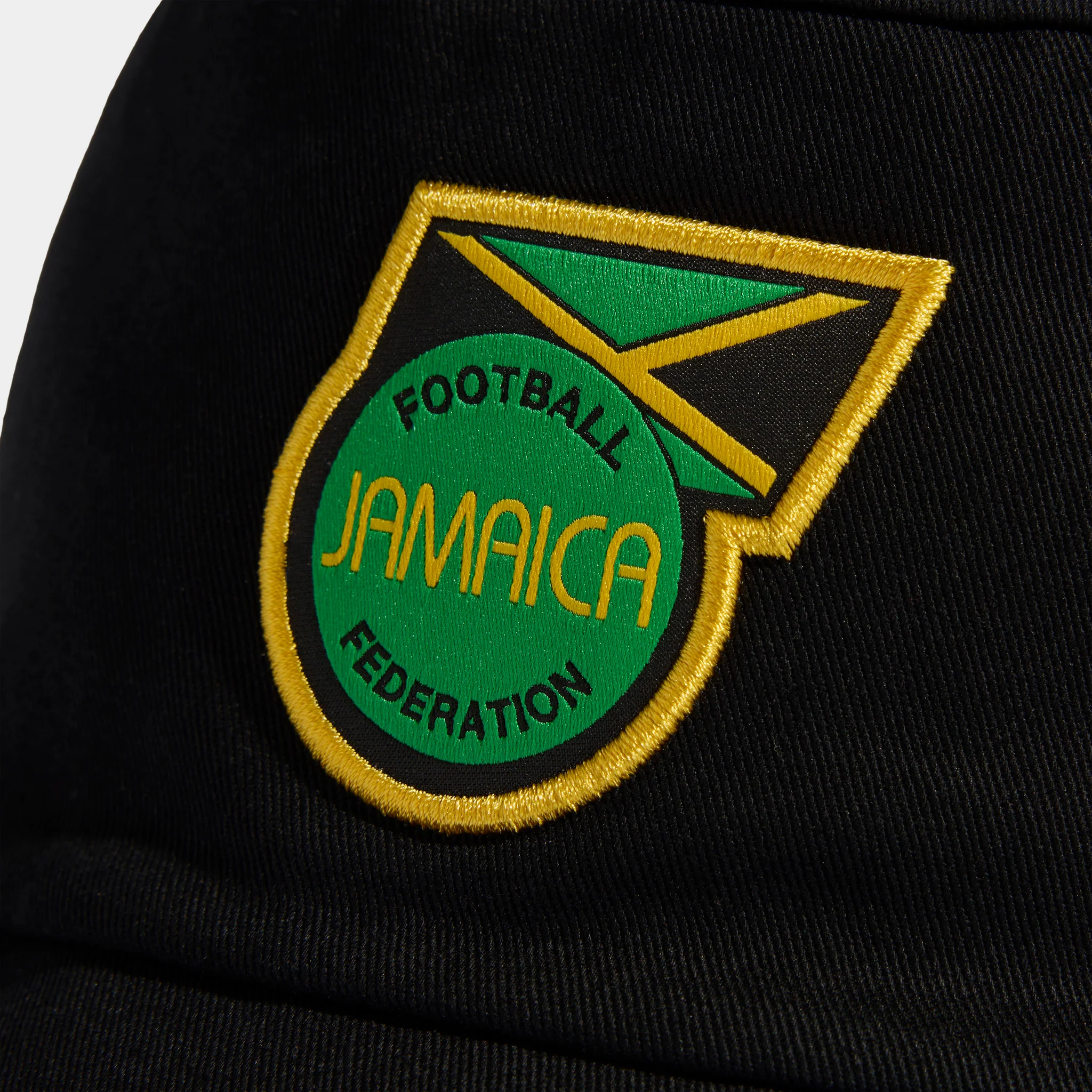 adidas Jamaica JFF Bucket Hat Black / Bold Gold - Image 3