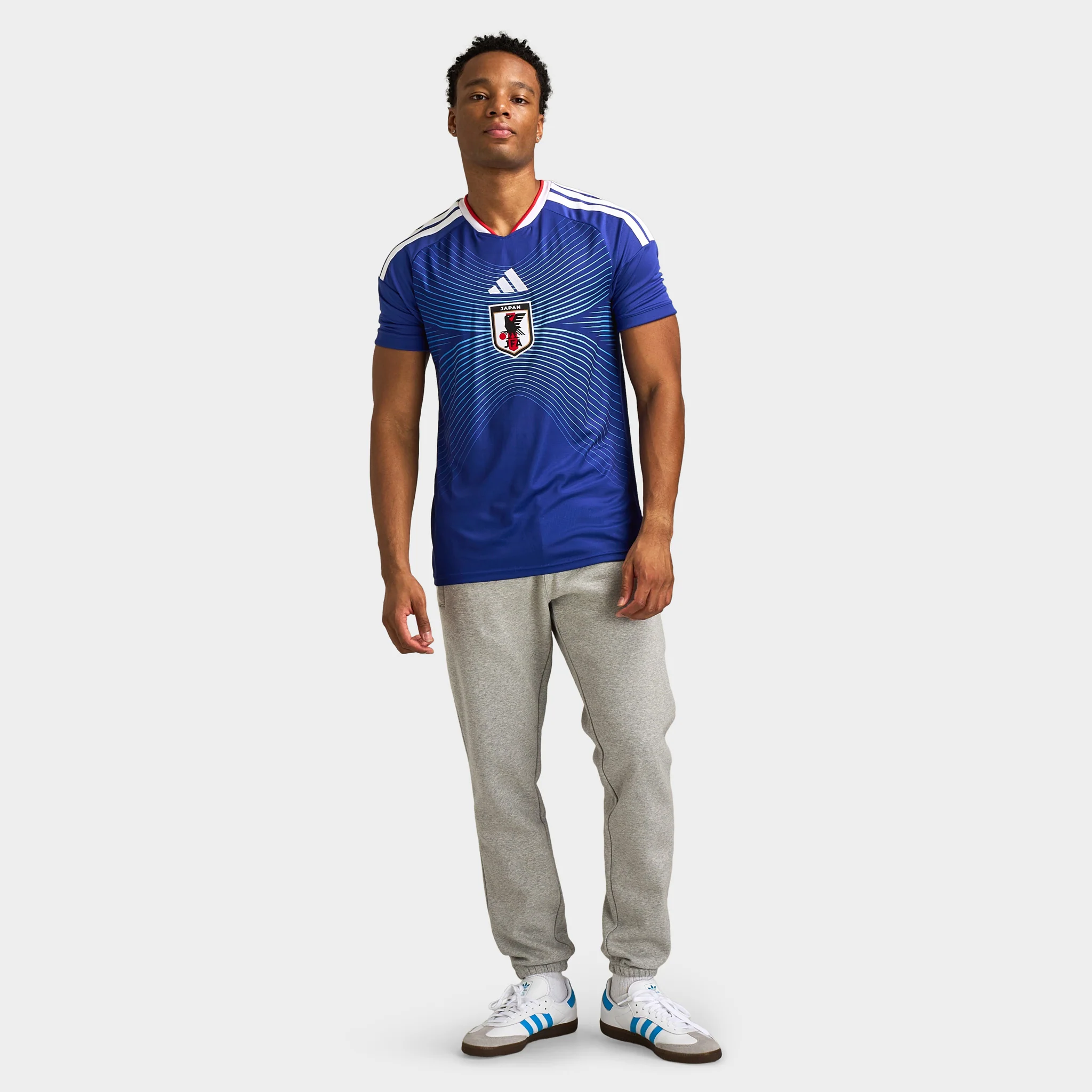 adidas Japan Home Jersey Japan Blue / Ash Blue - Image 6