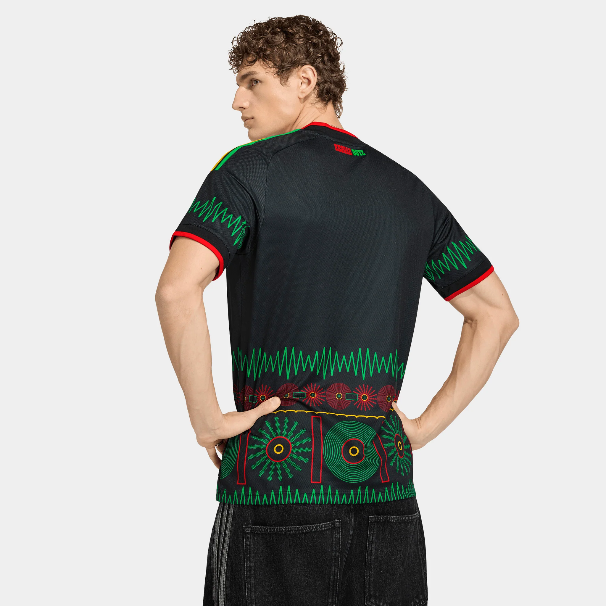 adidas JFF A Jersey M10 (Jamaica) Away / Black - Image 2