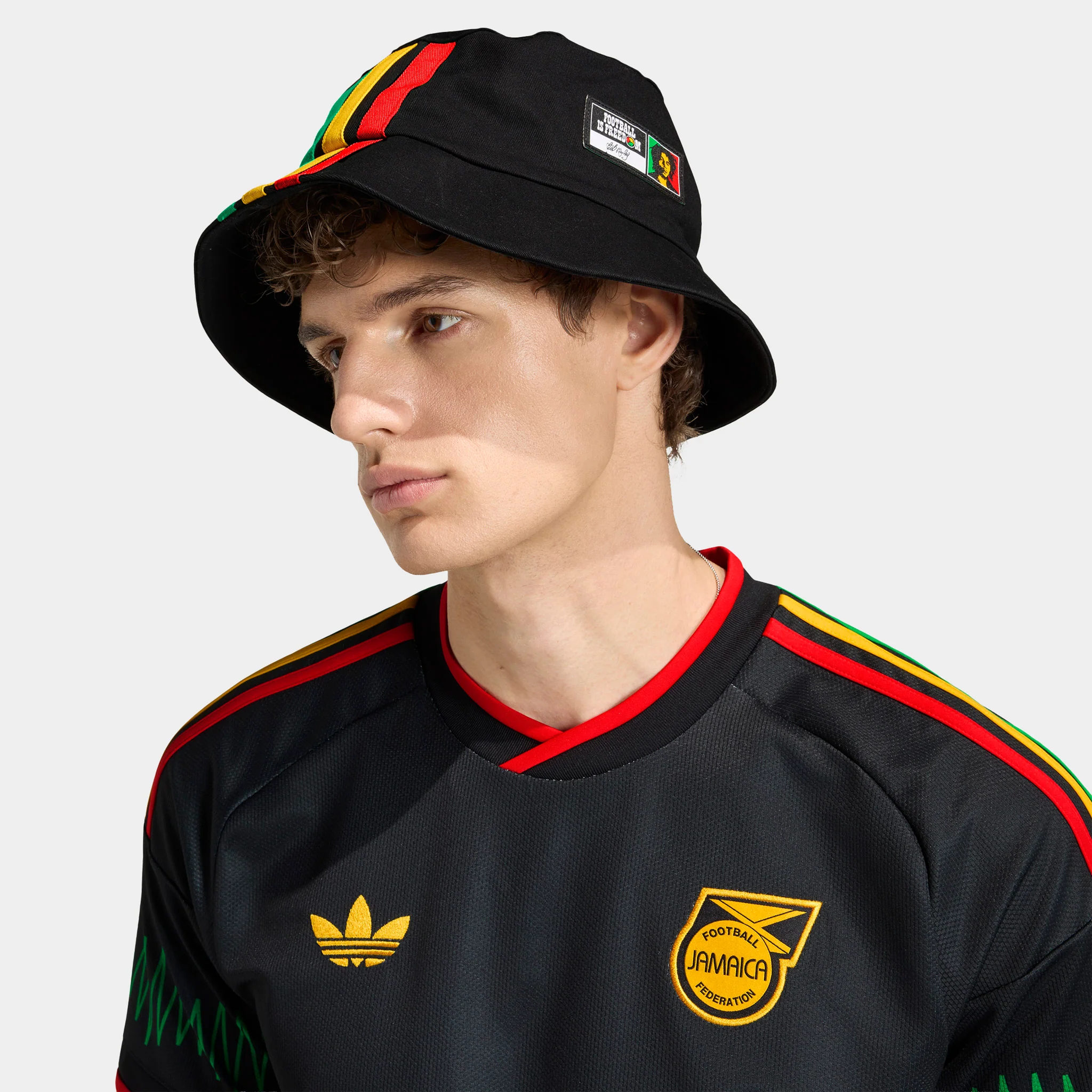 adidas JFF A Jersey M10 (Jamaica) Away / Black - Image 3