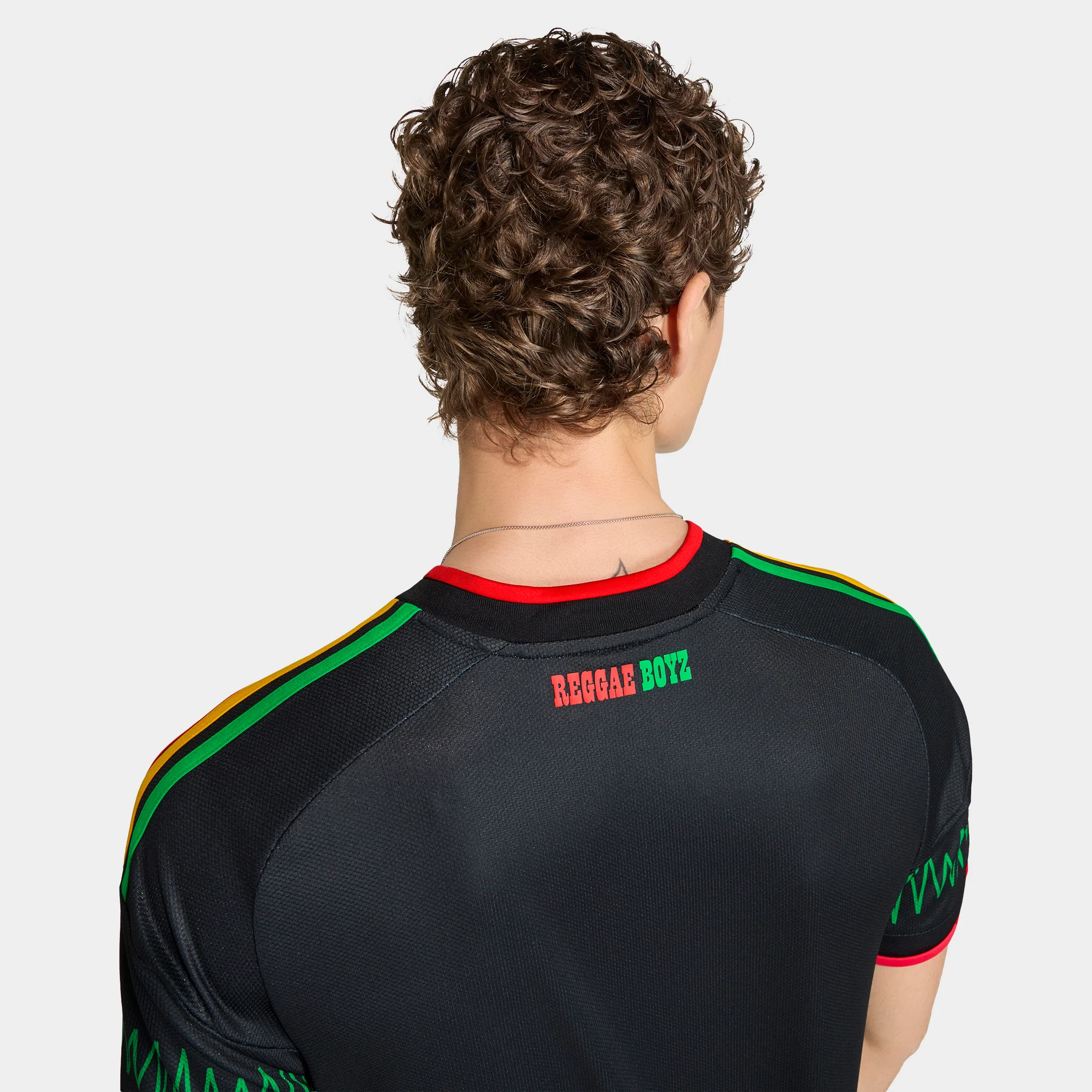 adidas JFF A Jersey M10 (Jamaica) Away / Black - Image 4