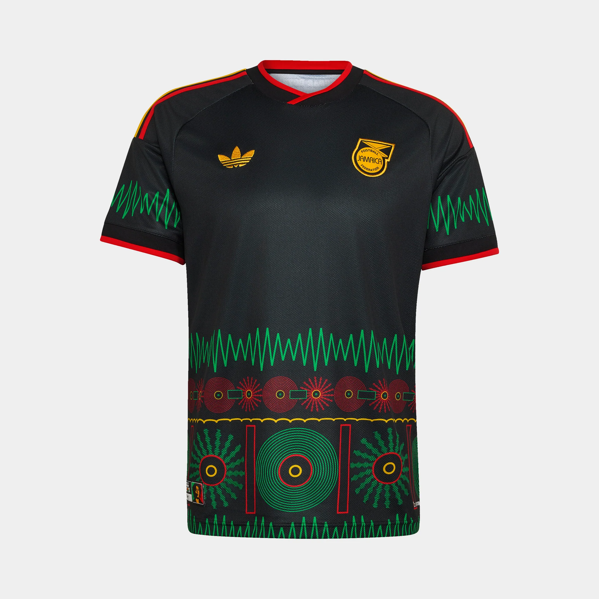 adidas JFF A Jersey M10 (Jamaica) Away / Black - Image 6