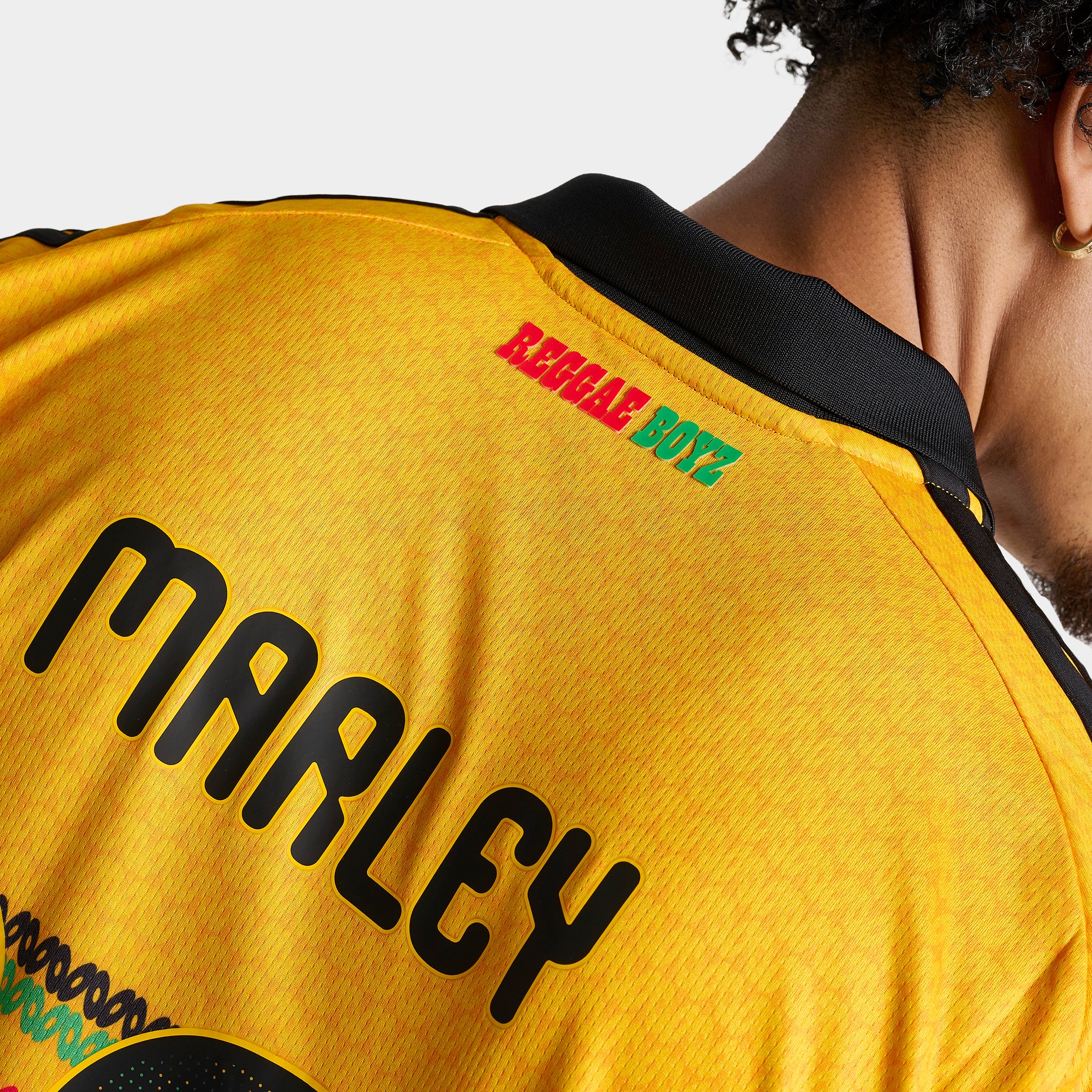 adidas JFF H JSY M10 (Jamaica) / Bold Gold - Image 3