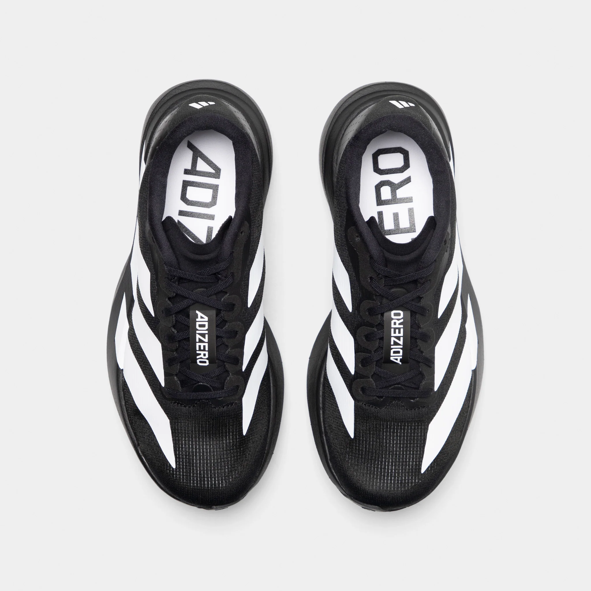 adidas Junior's Adizero Evo SL Black / White - Carbon - Image 5