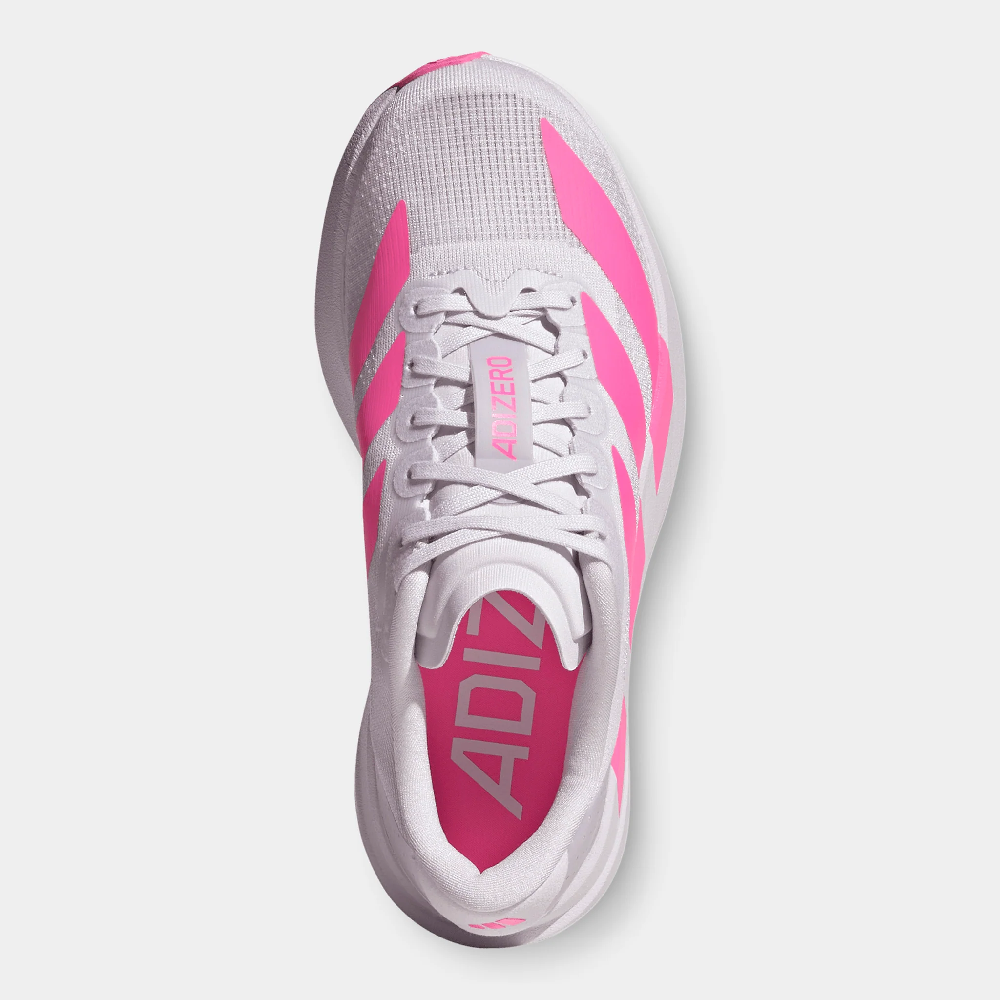 adidas Juniors' Adizero Evo SL Dash Grey / Lucid Pink - Black - Image 5