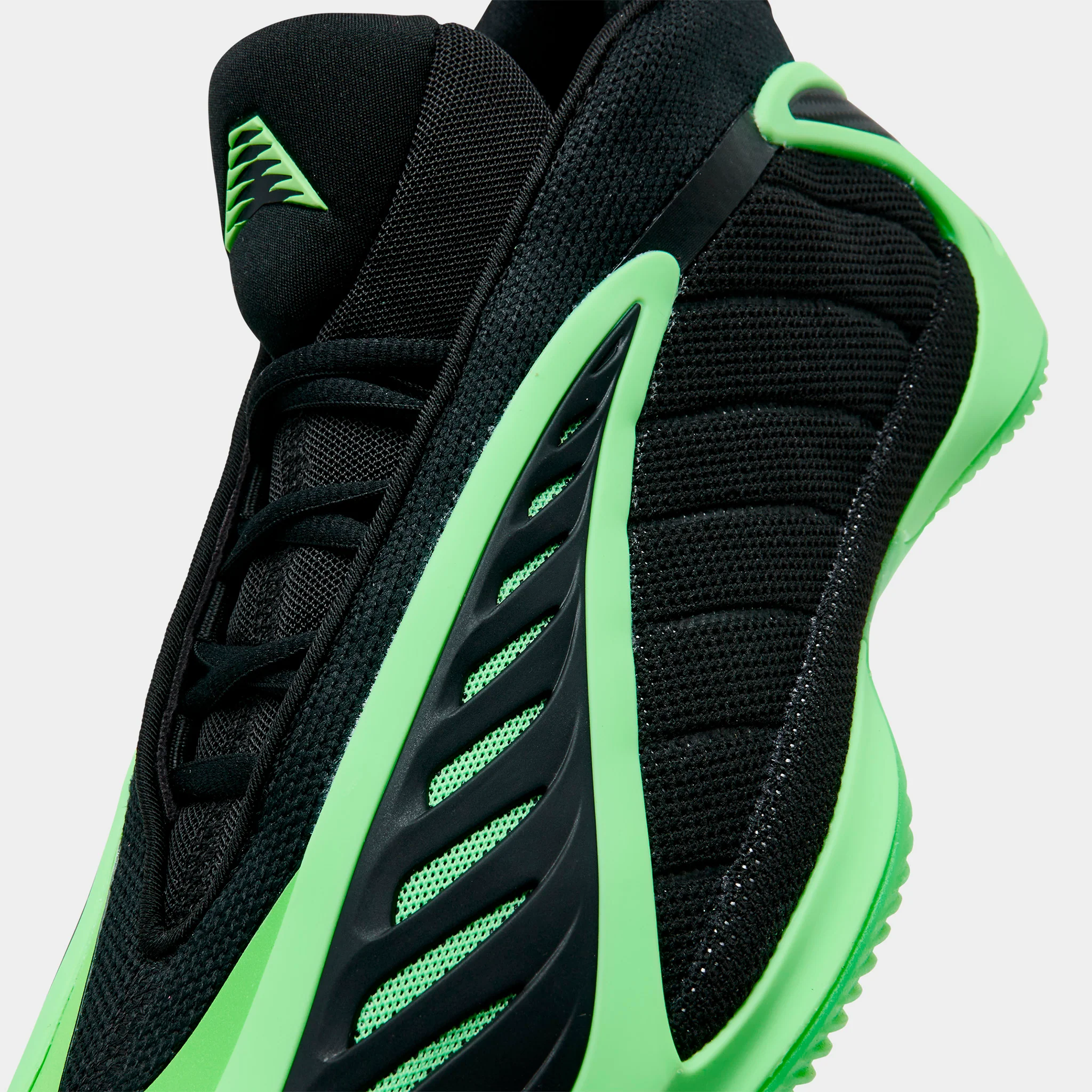 adidas Juniors' Anthony Edwards 2 Black / Lime Burst - Lucid Blue - Image 3