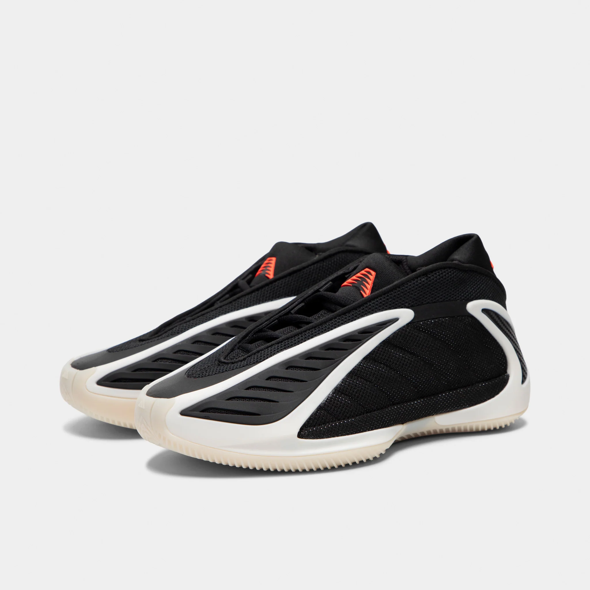 adidas Juniors' Anthony Edwards 2 Black / Zero Metallic - Lucid Red - Image 2