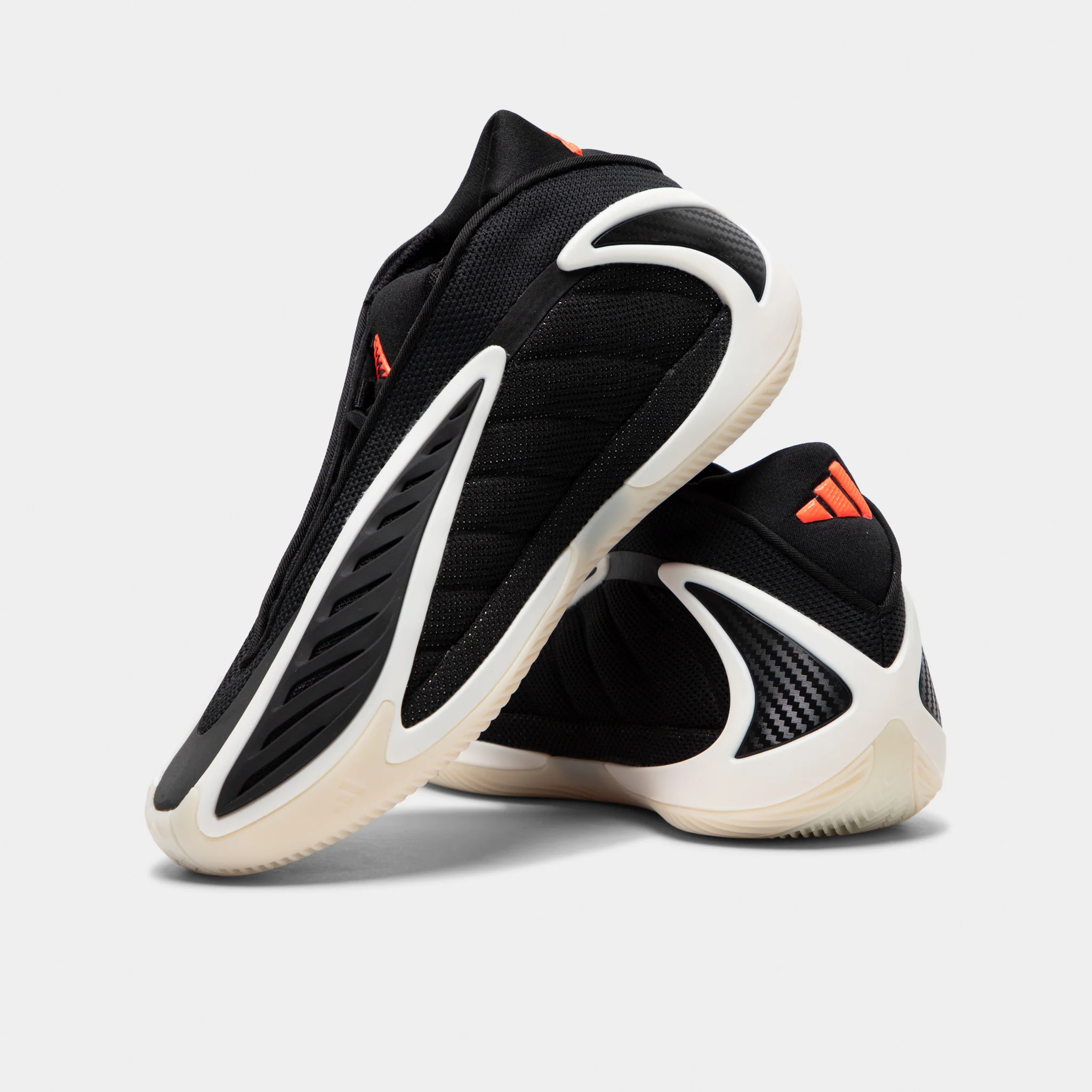 adidas Juniors' Anthony Edwards 2 Black / Zero Metallic - Lucid Red - Image 3