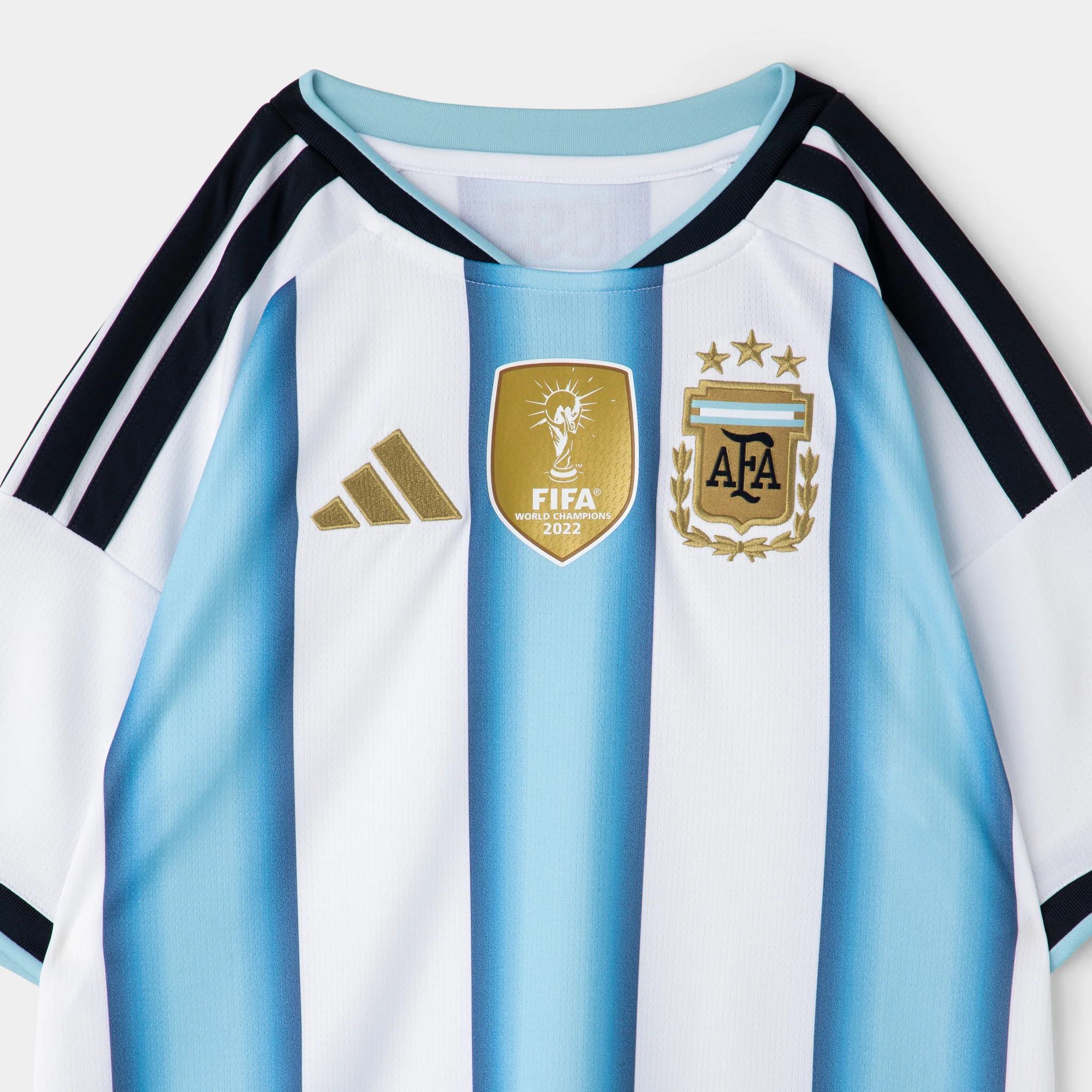 adidas Juniors' Argentina Replica Home Jersey / White - Image 9