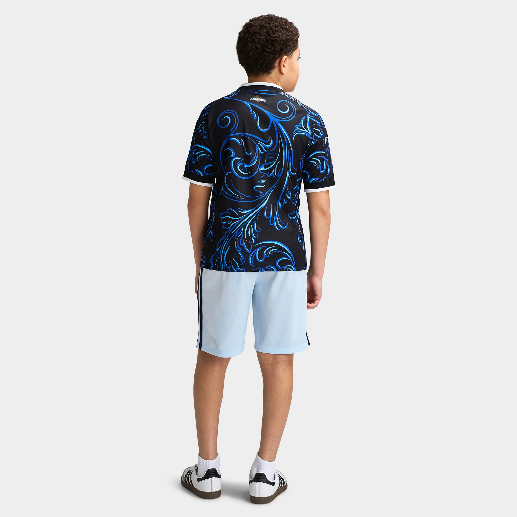 adidas Juniors' Argentina Replica Away Jersey / Black - Image 4