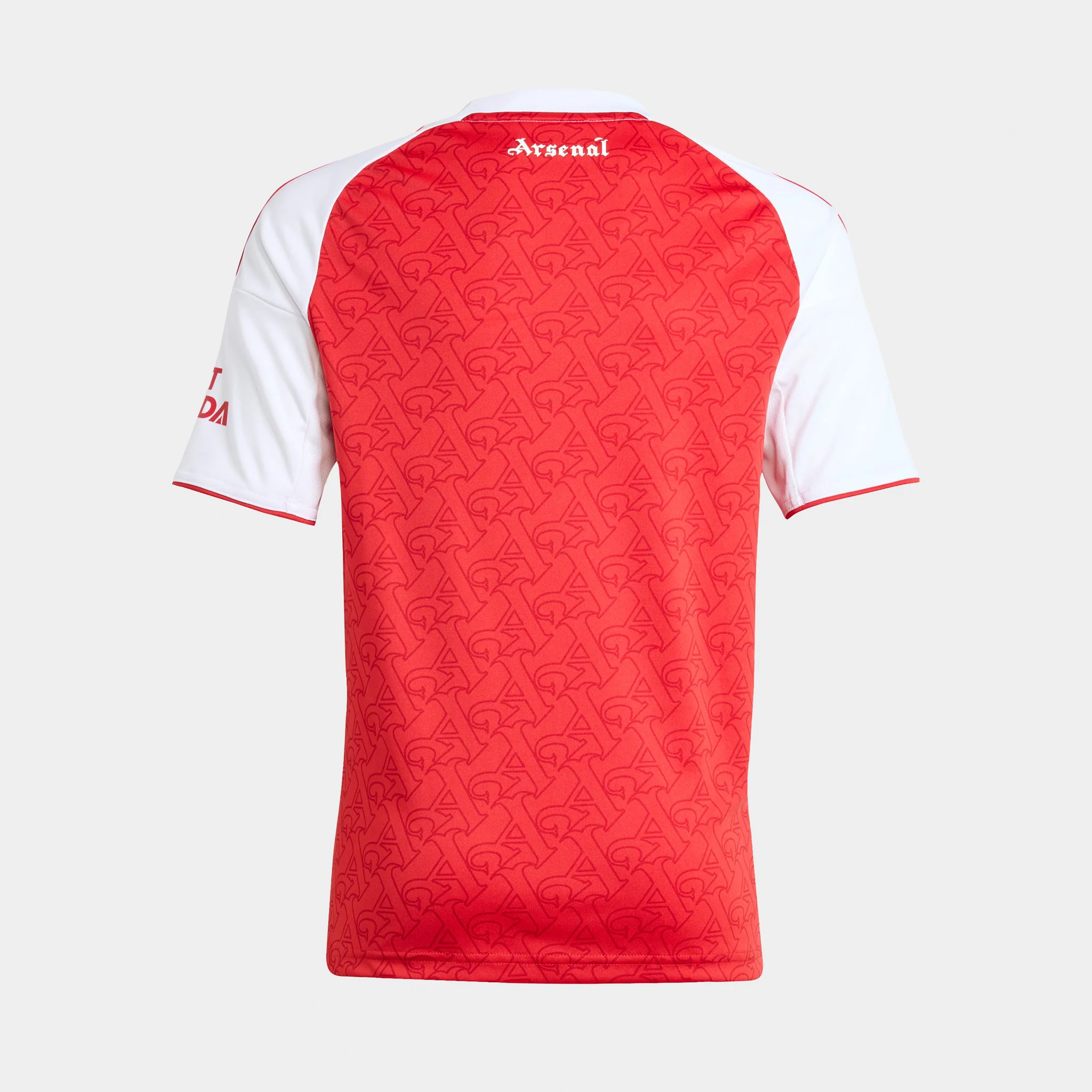 adidas Juniors' Arsenal FC 25/26 Jersey Youth Better Scarlet / White - Image 8