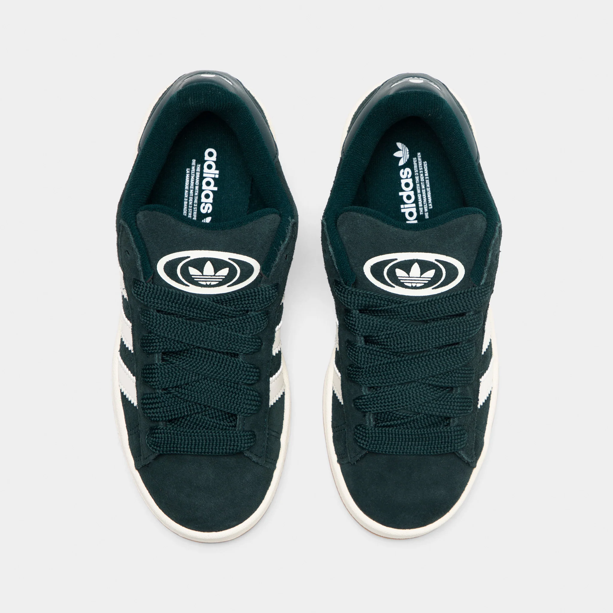 adidas Juniors' Campus 00s Aurora Ivy / White - Gum - Image 5