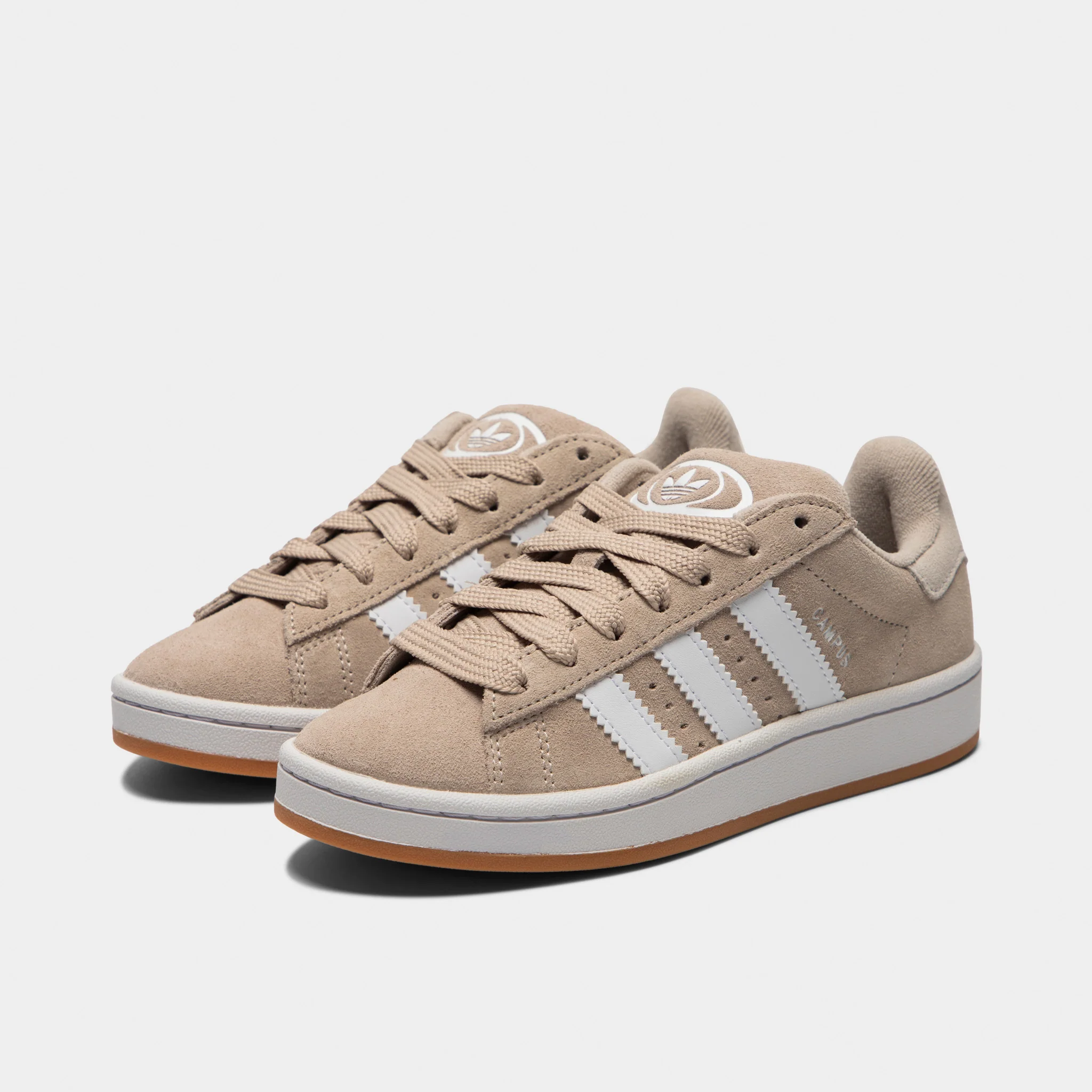 adidas Juniors' Campus 00s Wonder Beige / White - Gum - Image 2