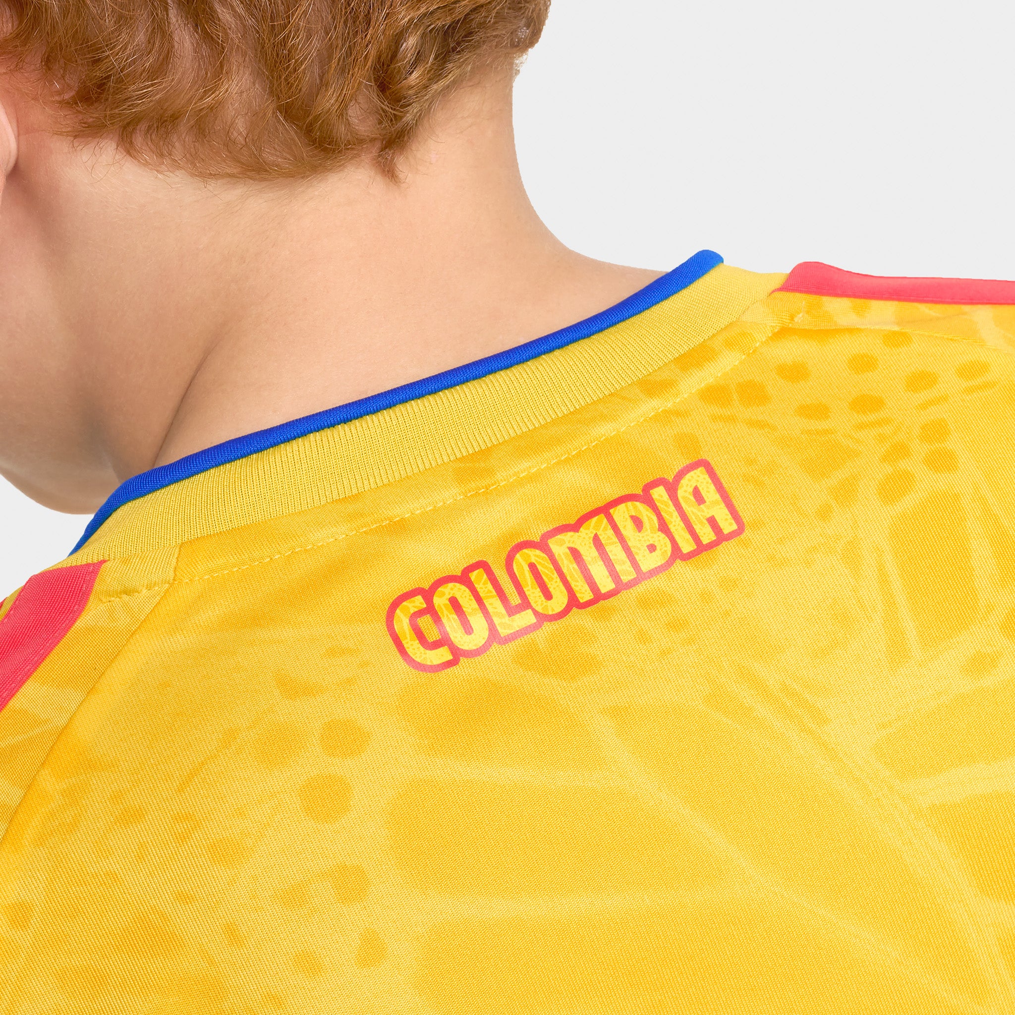 adidas Juniors' Colombia Replica Home Jersey / Yellow - Image 5