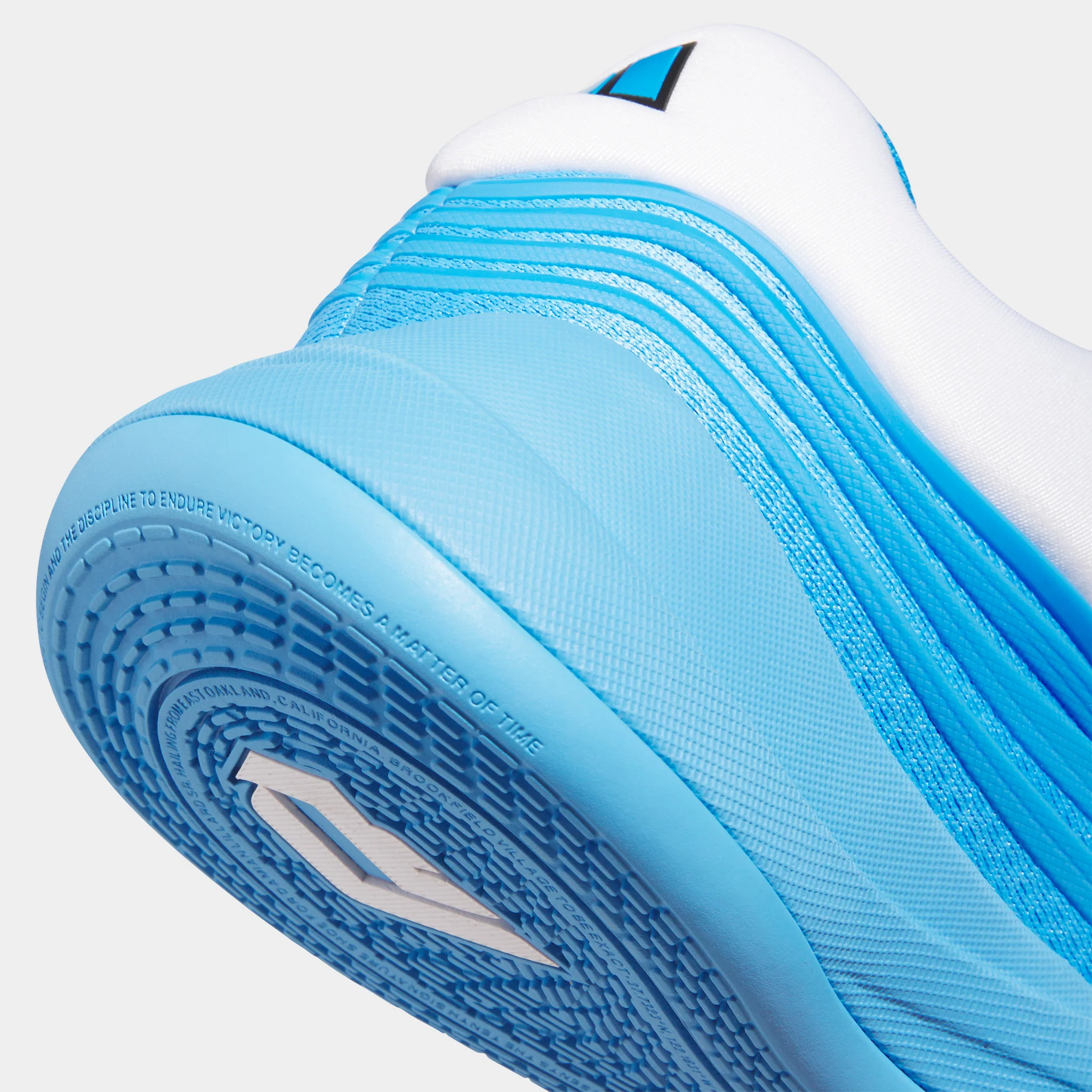 adidas Juniors' Dame X Semi Blue Burst / White - Lucid Ray Blue - Image 4