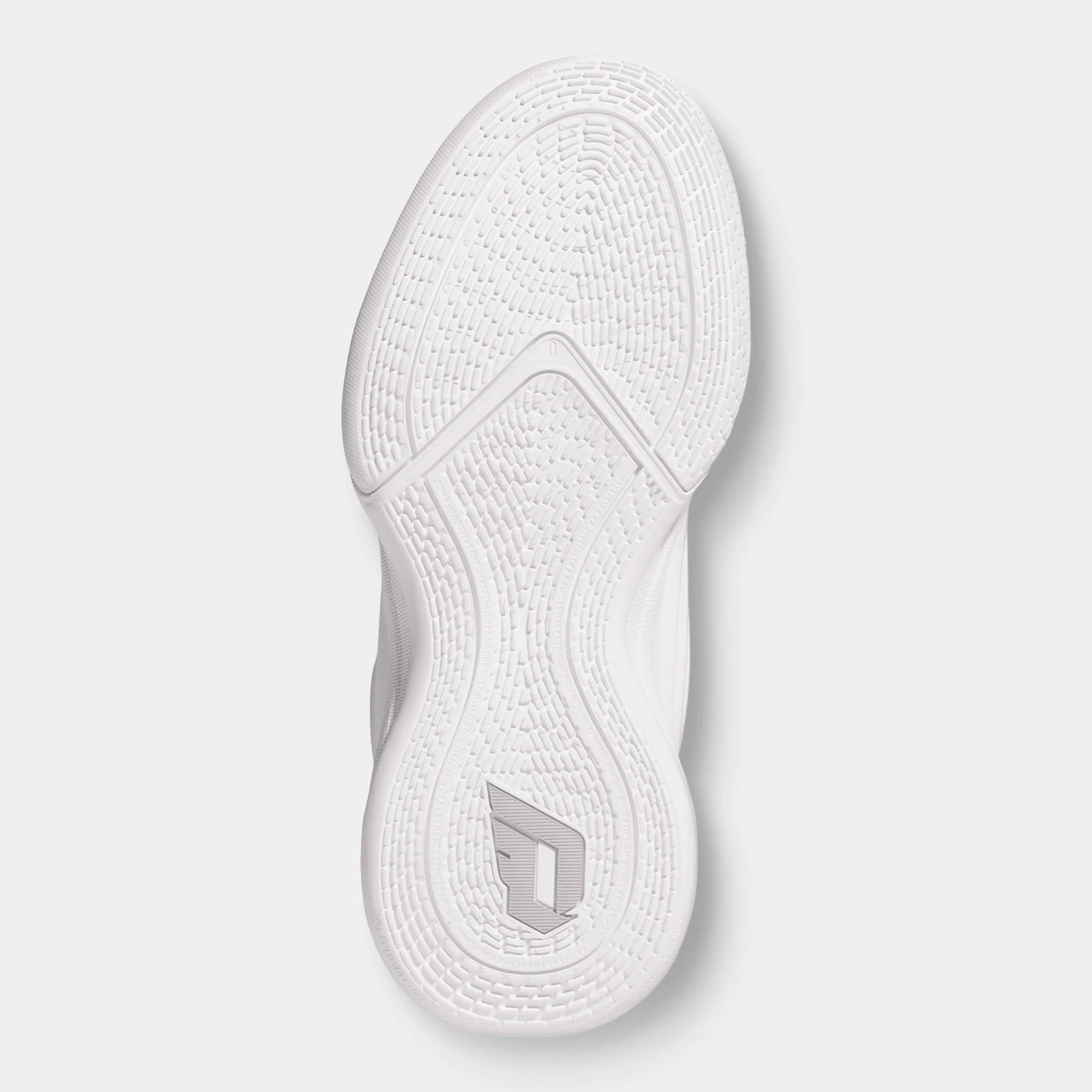 adidas Juniors' Dame X White / Zero Metallic - Silver Metallic - Image 6