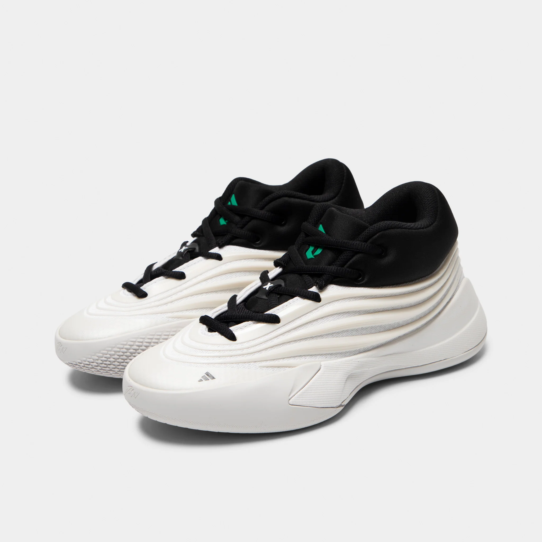 adidas Juniors' Dame X Zero Metallic / Core Black - Court Green - Image 2