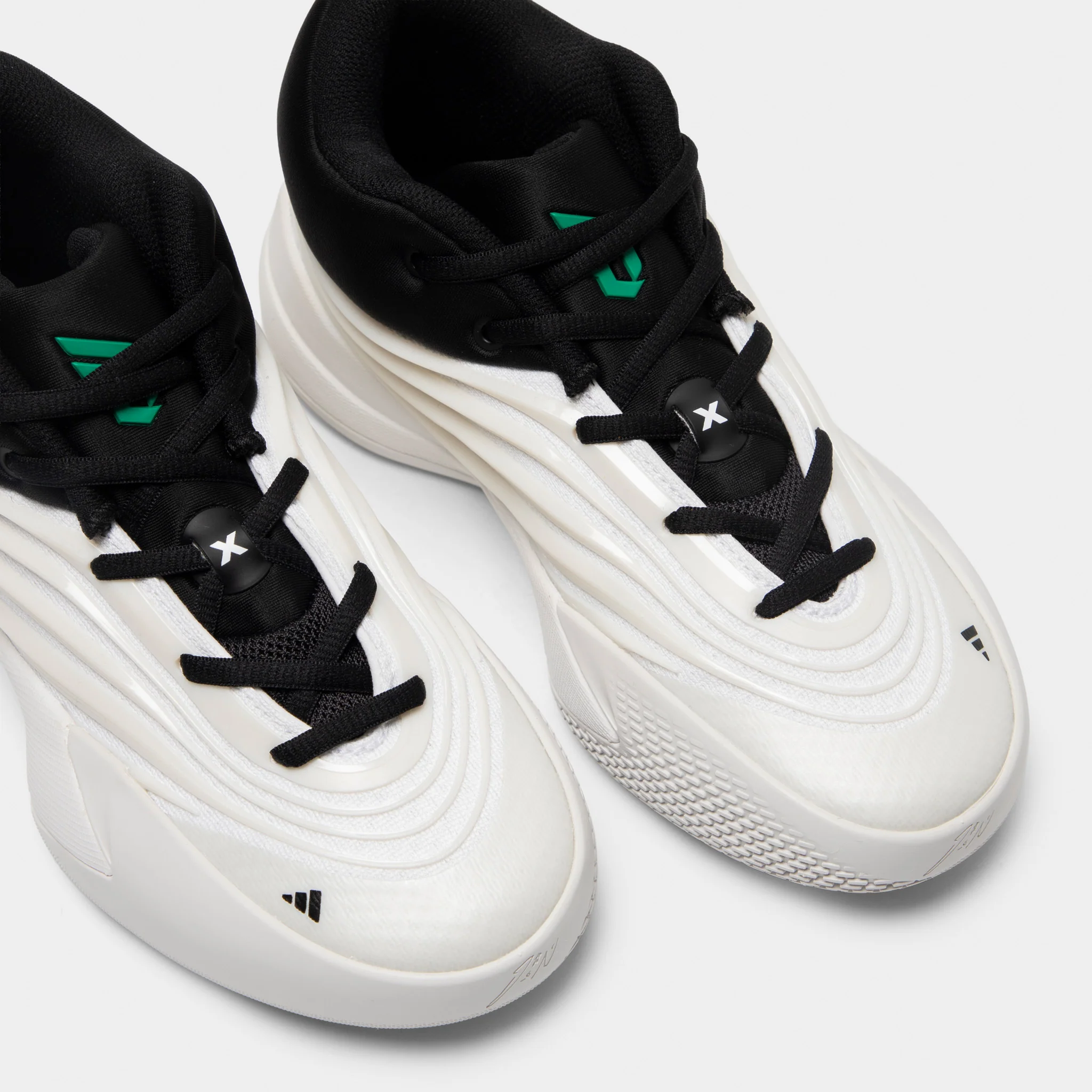 adidas Juniors' Dame X Zero Metallic / Core Black - Court Green - Image 3