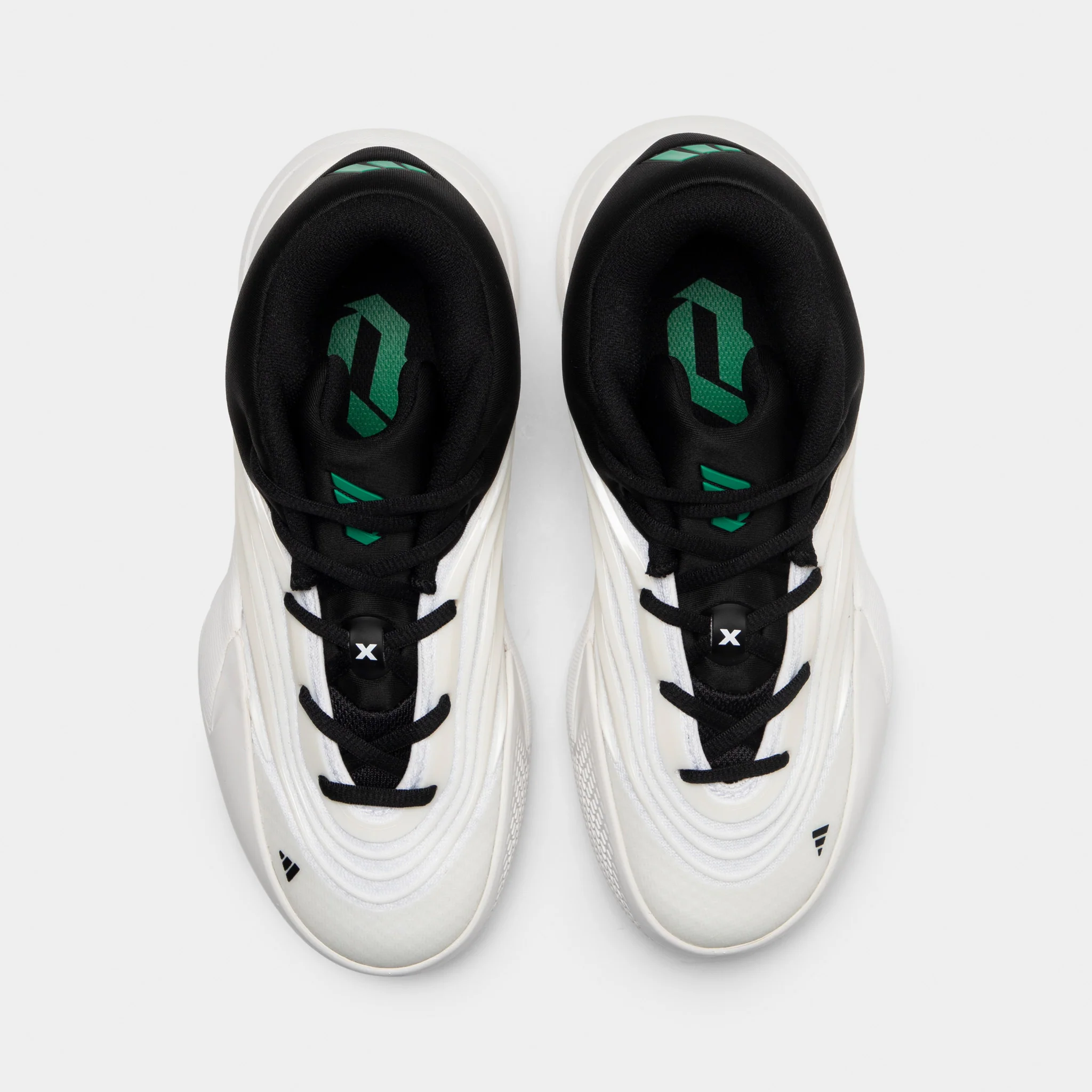 adidas Juniors' Dame X Zero Metallic / Core Black - Court Green - Image 5