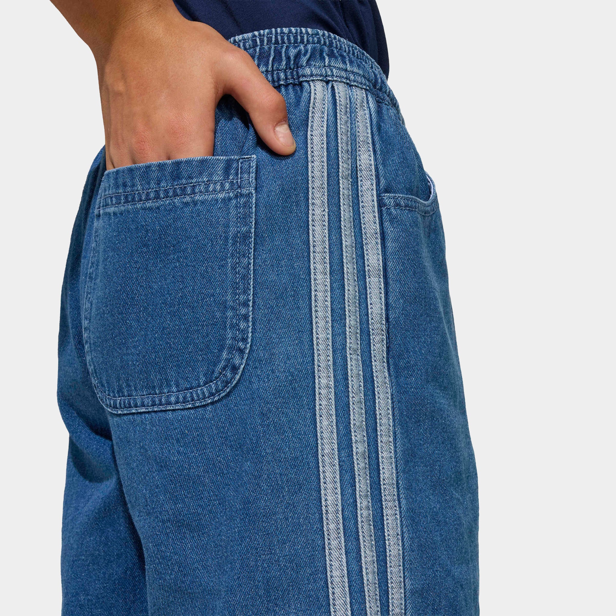 adidas Juniors' Denim Jort / Med Vintage Wash - Image 3