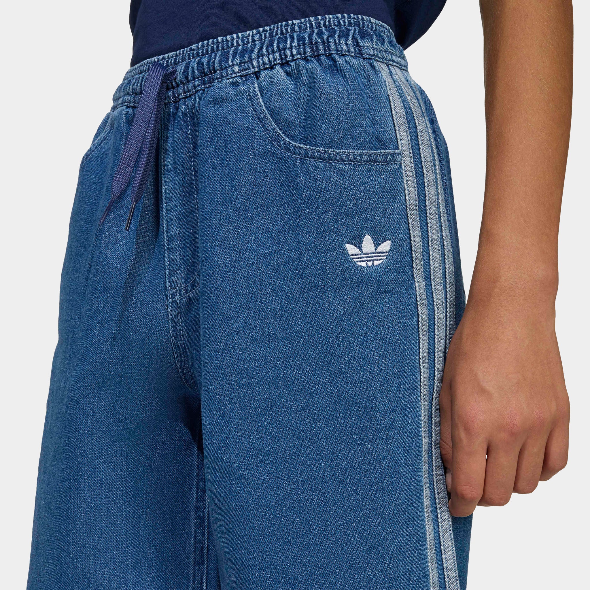 adidas Juniors' Denim Jort / Med Vintage Wash - Image 4